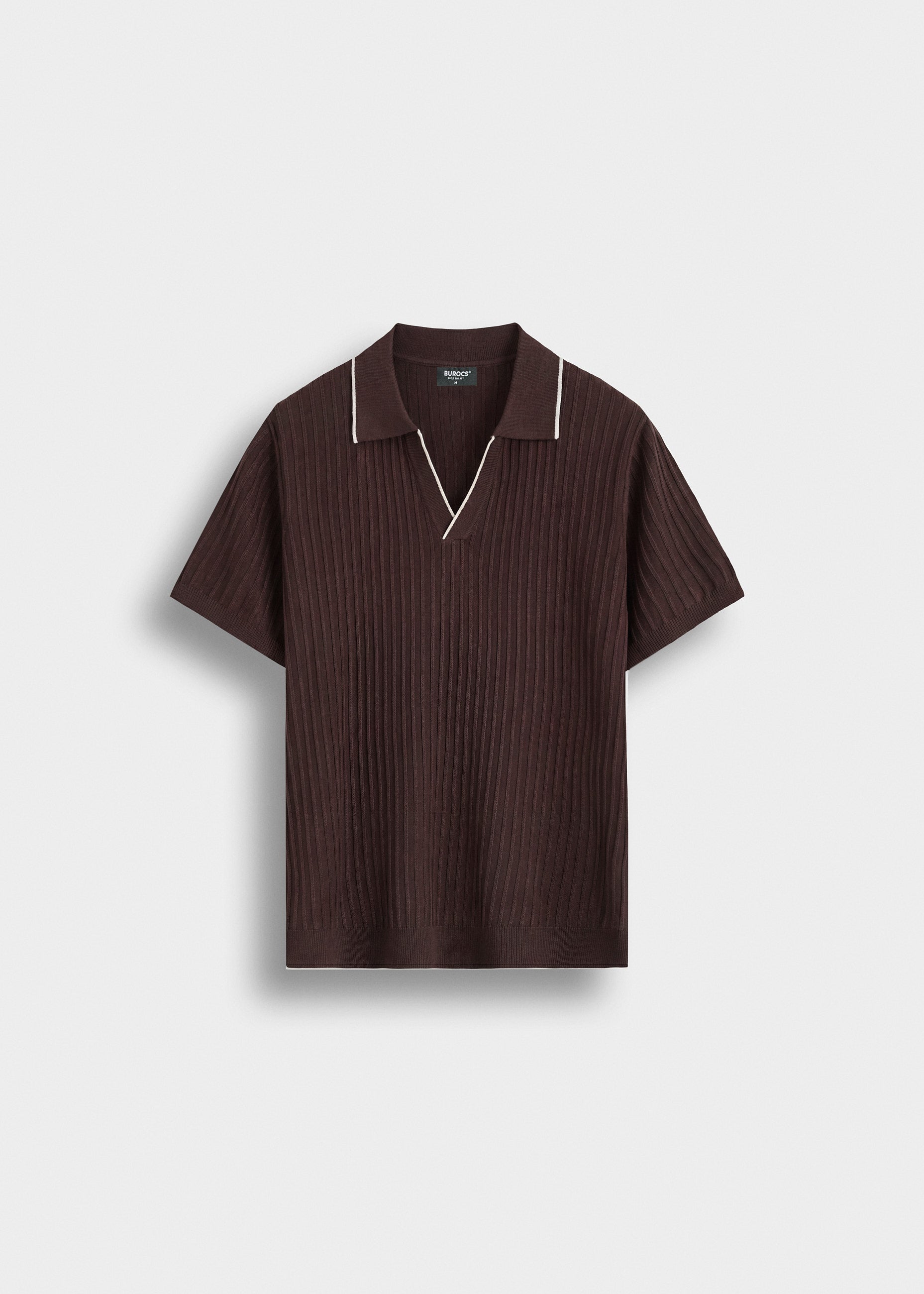 burocs-polo-t-shirt-brown-regular-fit-feinstrick image 1