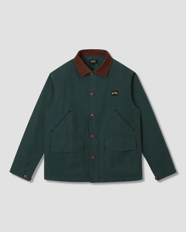 stan-ray-hunters-jacke-botanical-green-winterjacke-baumwolle image 1
