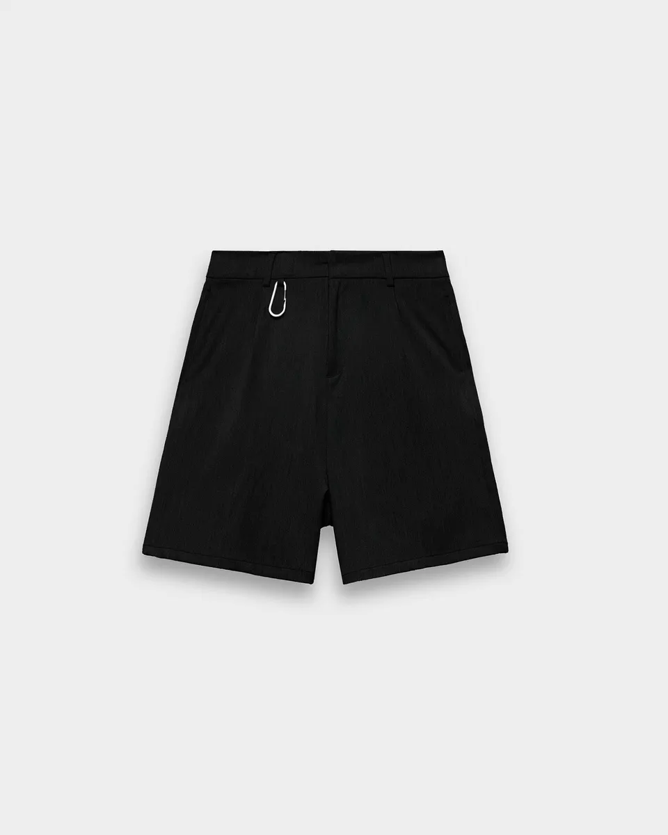 eightyfive-pleated-tailored-shorts-shorts-schwarz-regular-fit image 1
