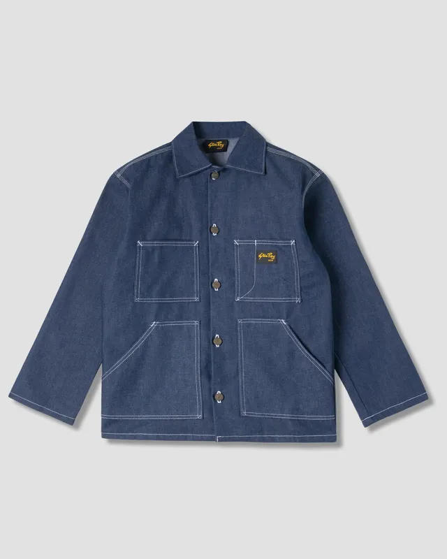 stan-ray-shop-jacket-arbeitsjacke-indigo-denim-baumwolle image 1