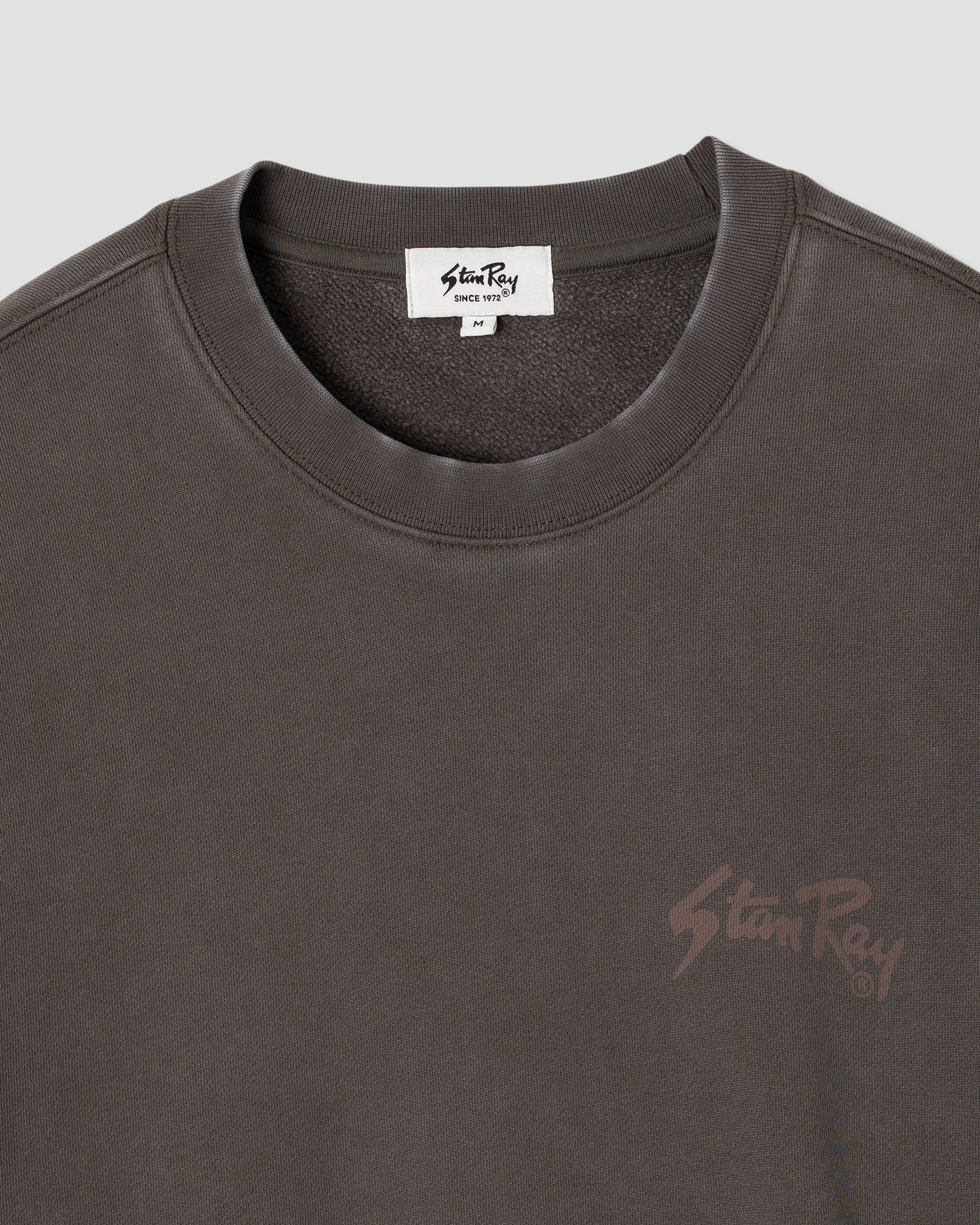stan-ray-og-crew-sweatshirt-washed-black-ink-peyote-logo image 3