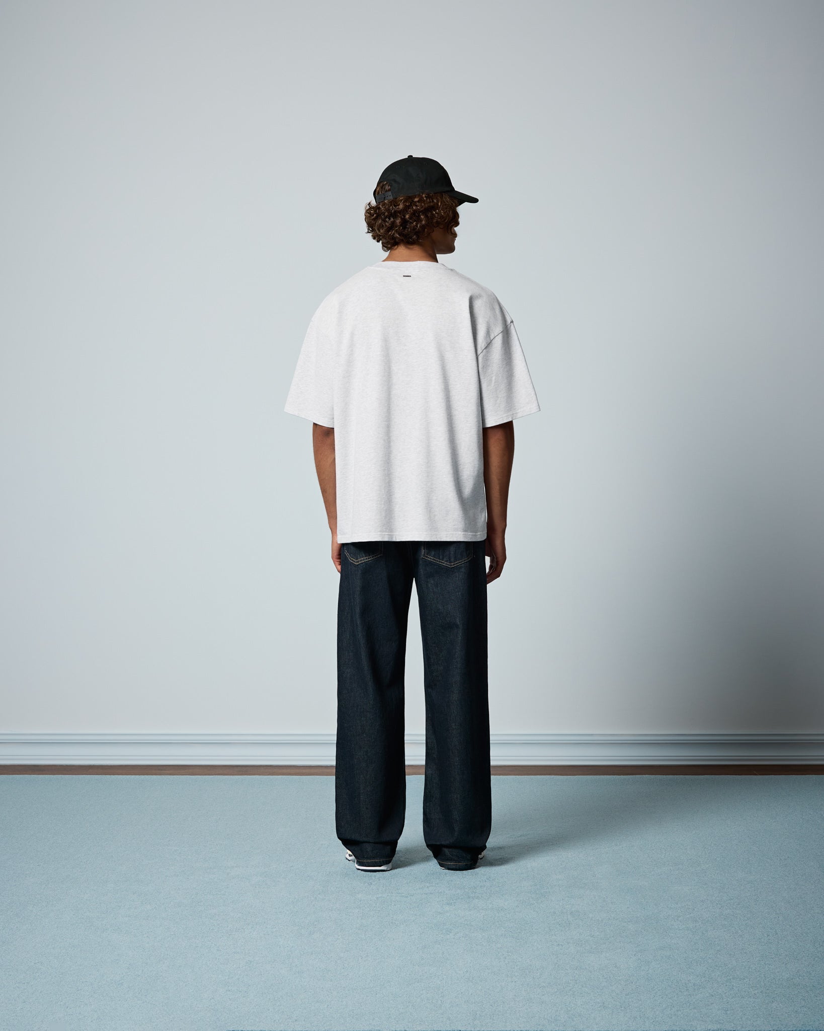 eightyfive-signature-t-shirt-ash-grey-oversized-baumwolle image 6
