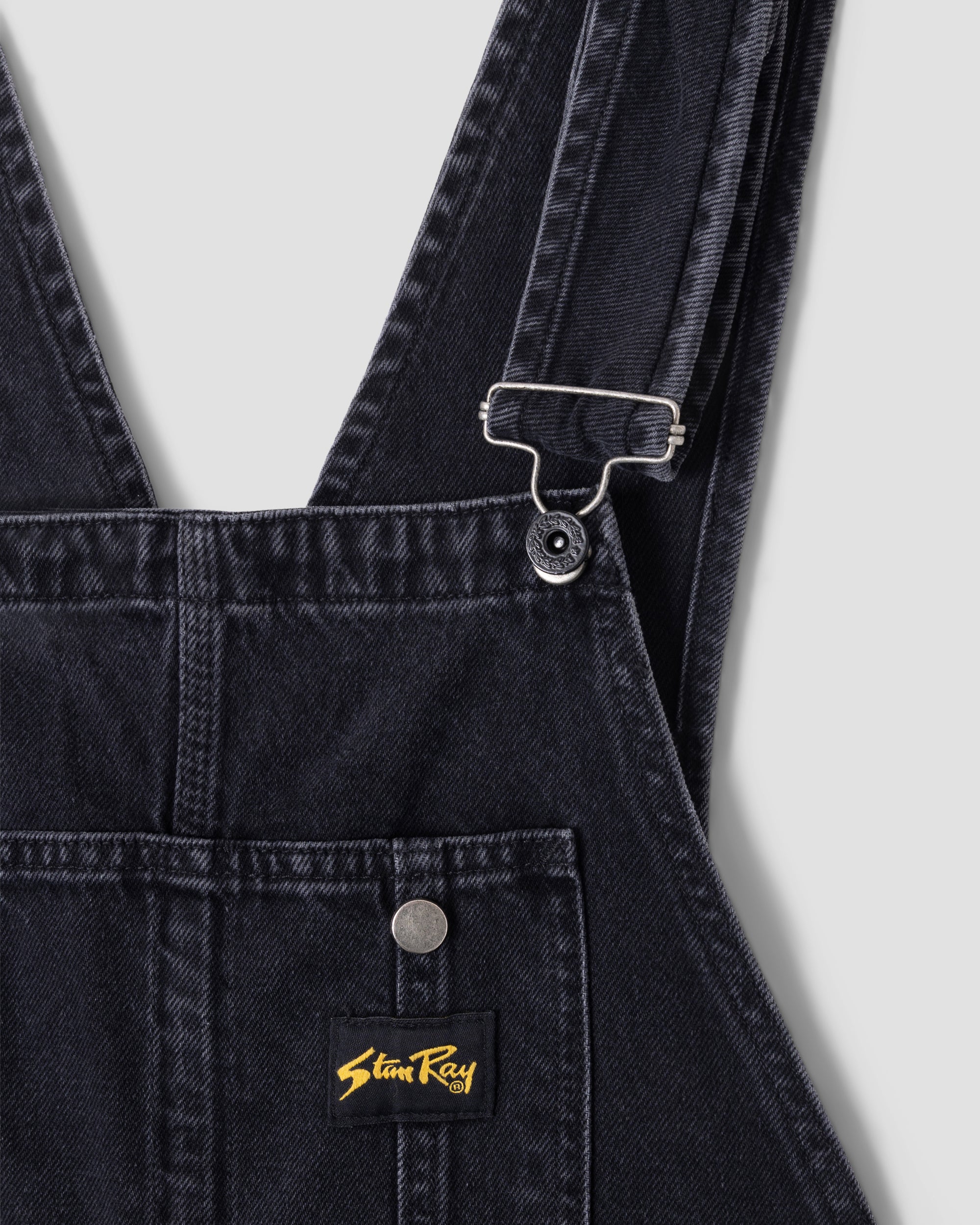 stan-ray-earls-bib-latzhose-stonewashed-black-denim image 3