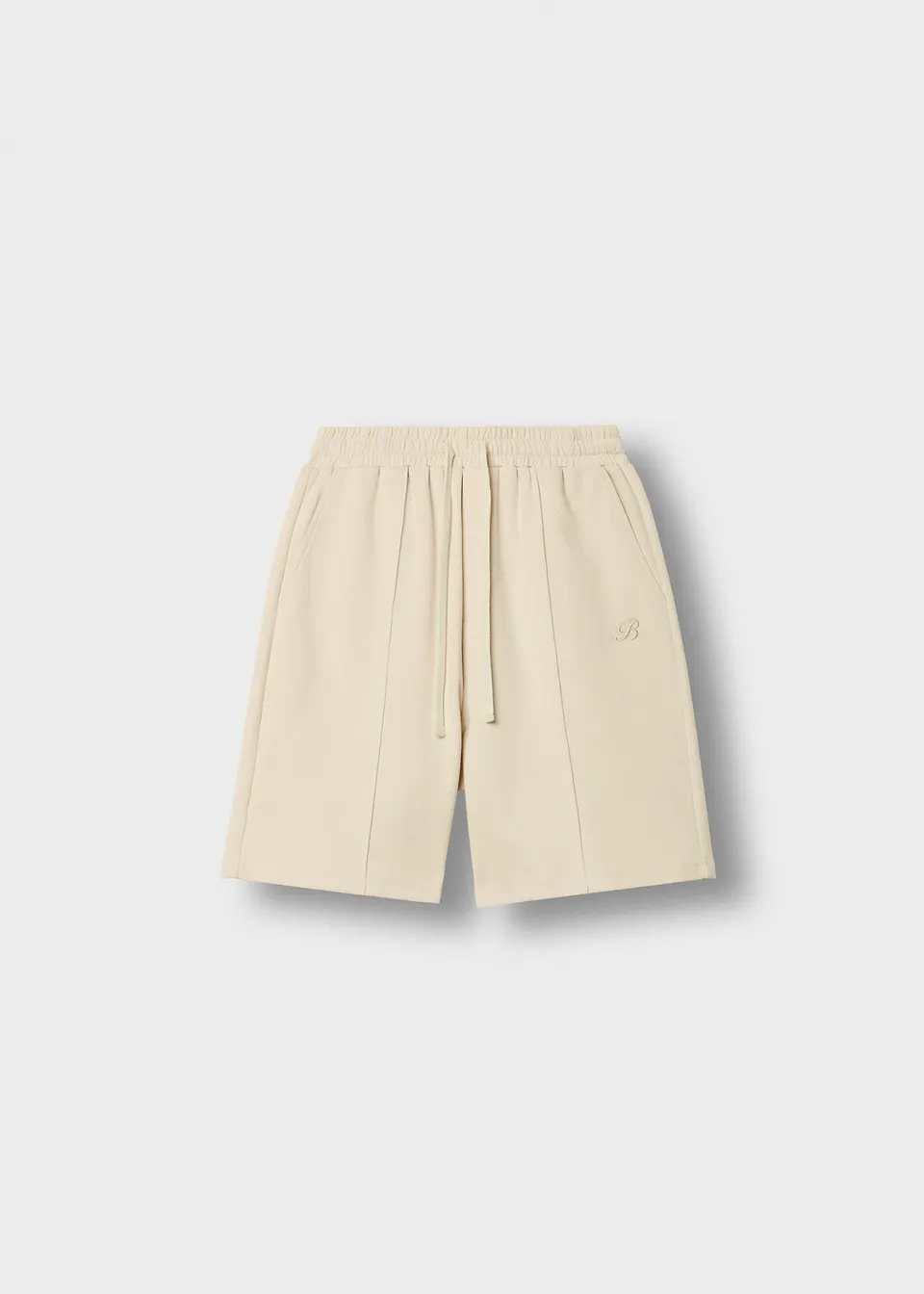 burocs-shorts-sweatshorts-with-seam-beige-relaxed-fit image 1