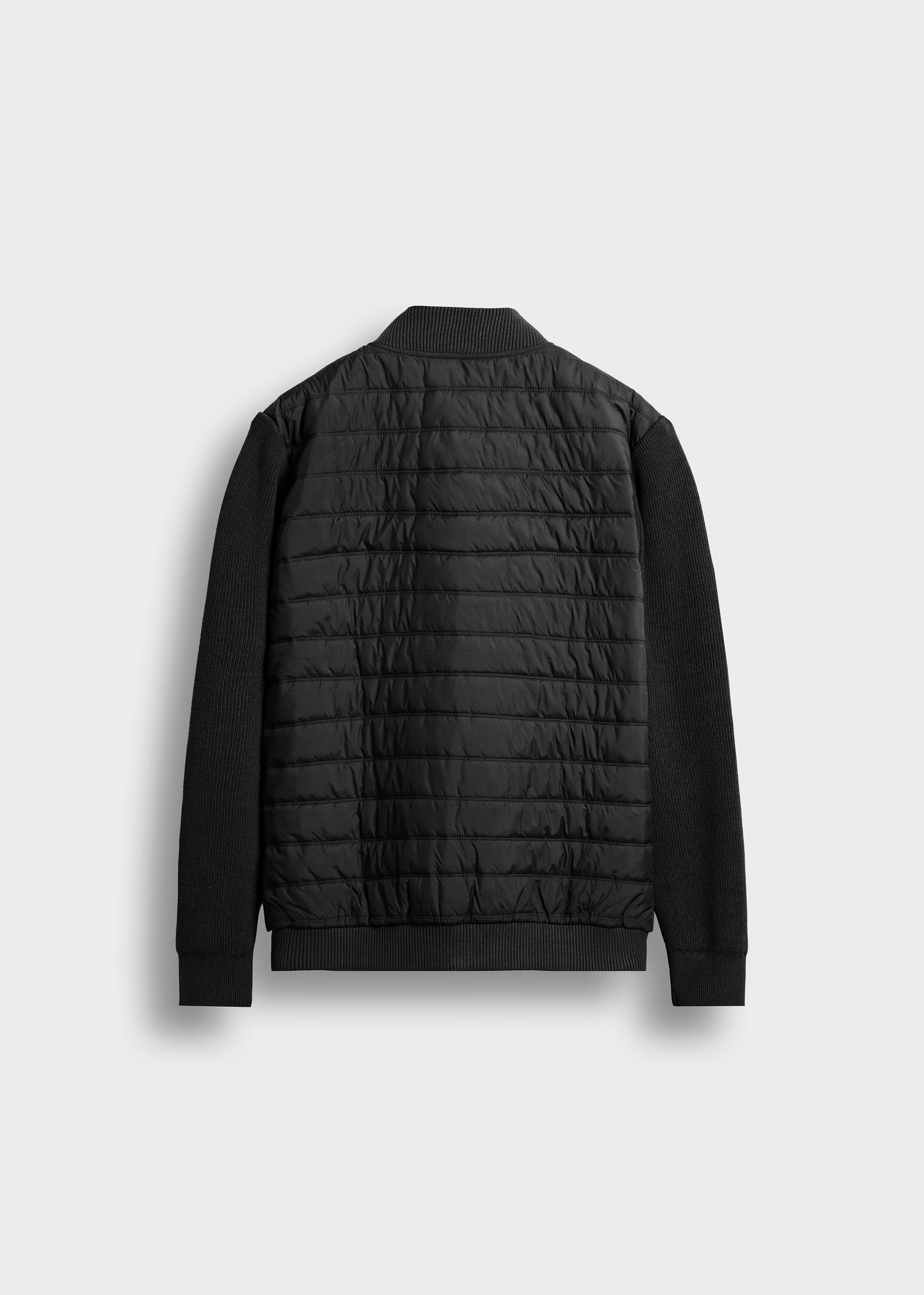 burocs-contrast-padded-jacket-steppjacke-schwarz image 4