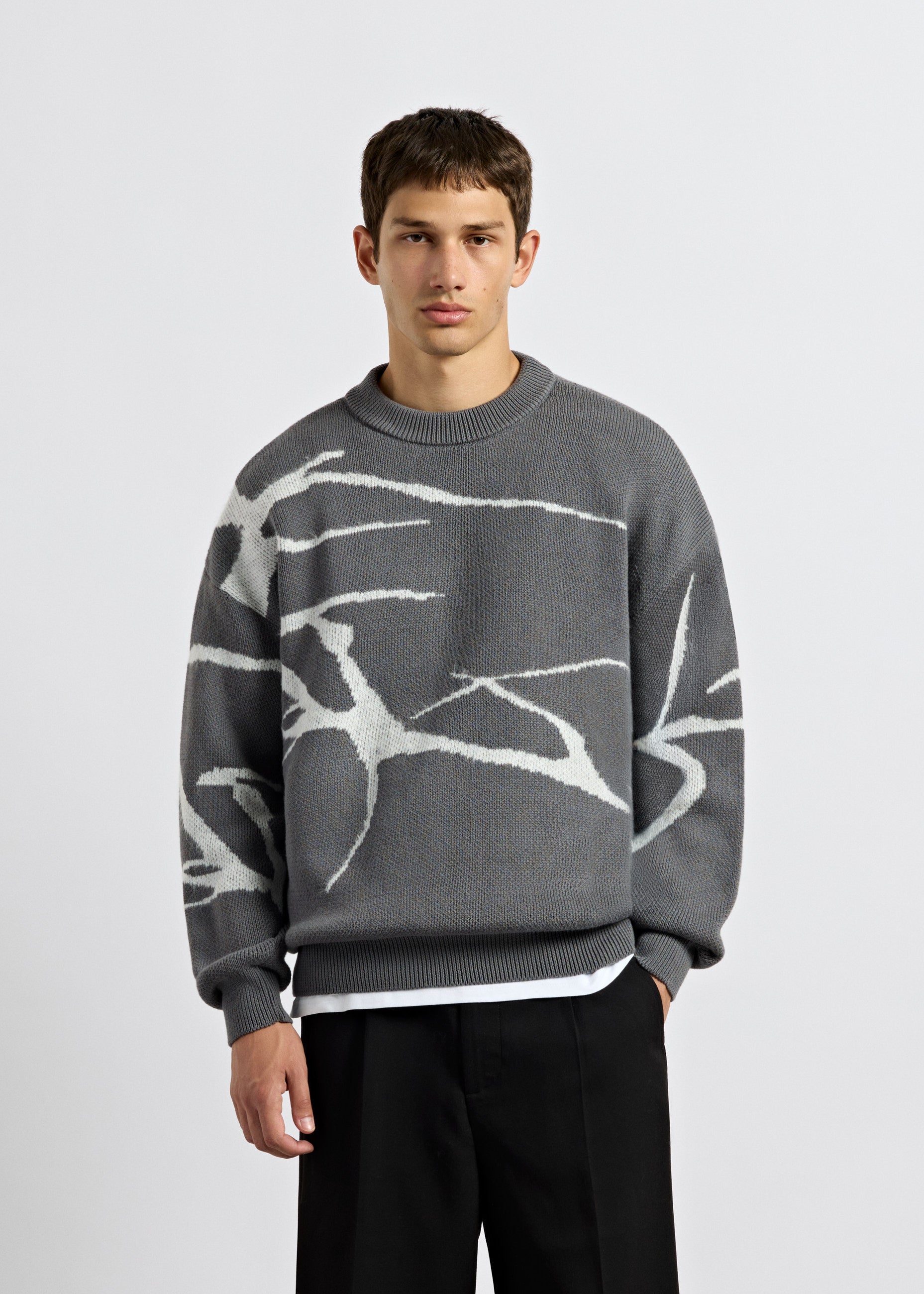 burocs-jacquard-knit-sweater-grey-oversized image 3