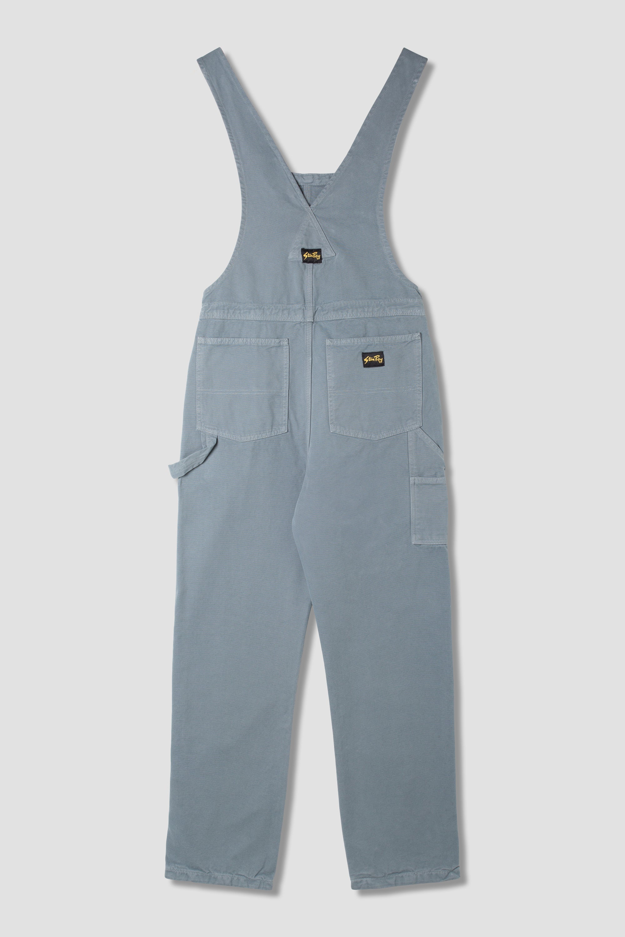 stan-ray-earls-bib-latzhose-battle-grey-duck-14oz image 2
