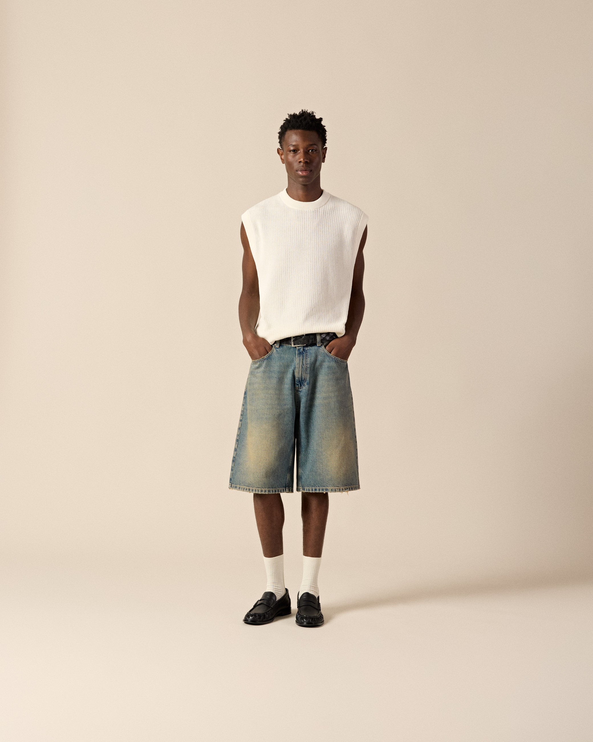 eightyfive-distressed-baggy-jorts-azure-blue-denim-shorts image 4