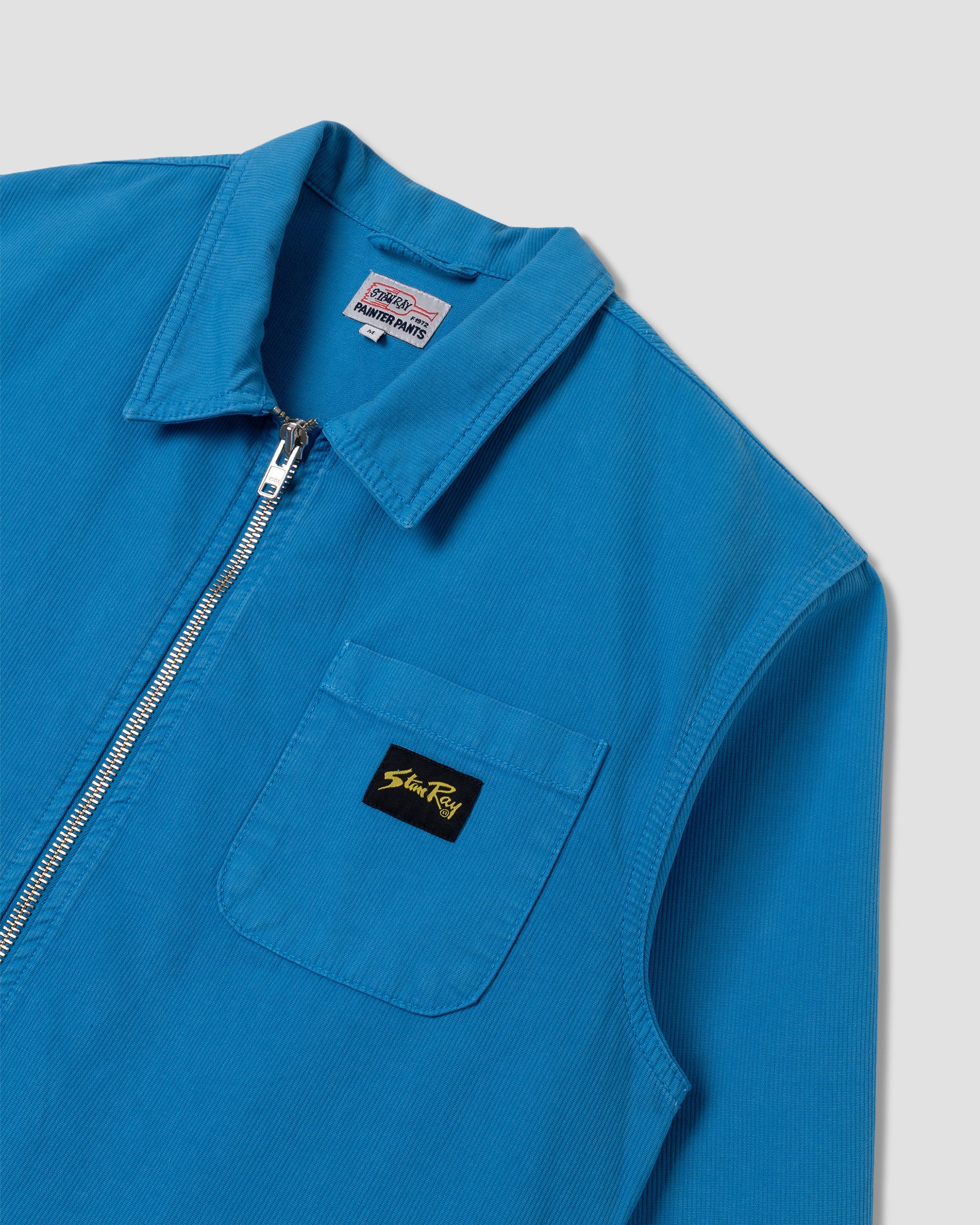 stan-ray-zip-shirt-overshirt-imperial-blue-bedford-cord image 4