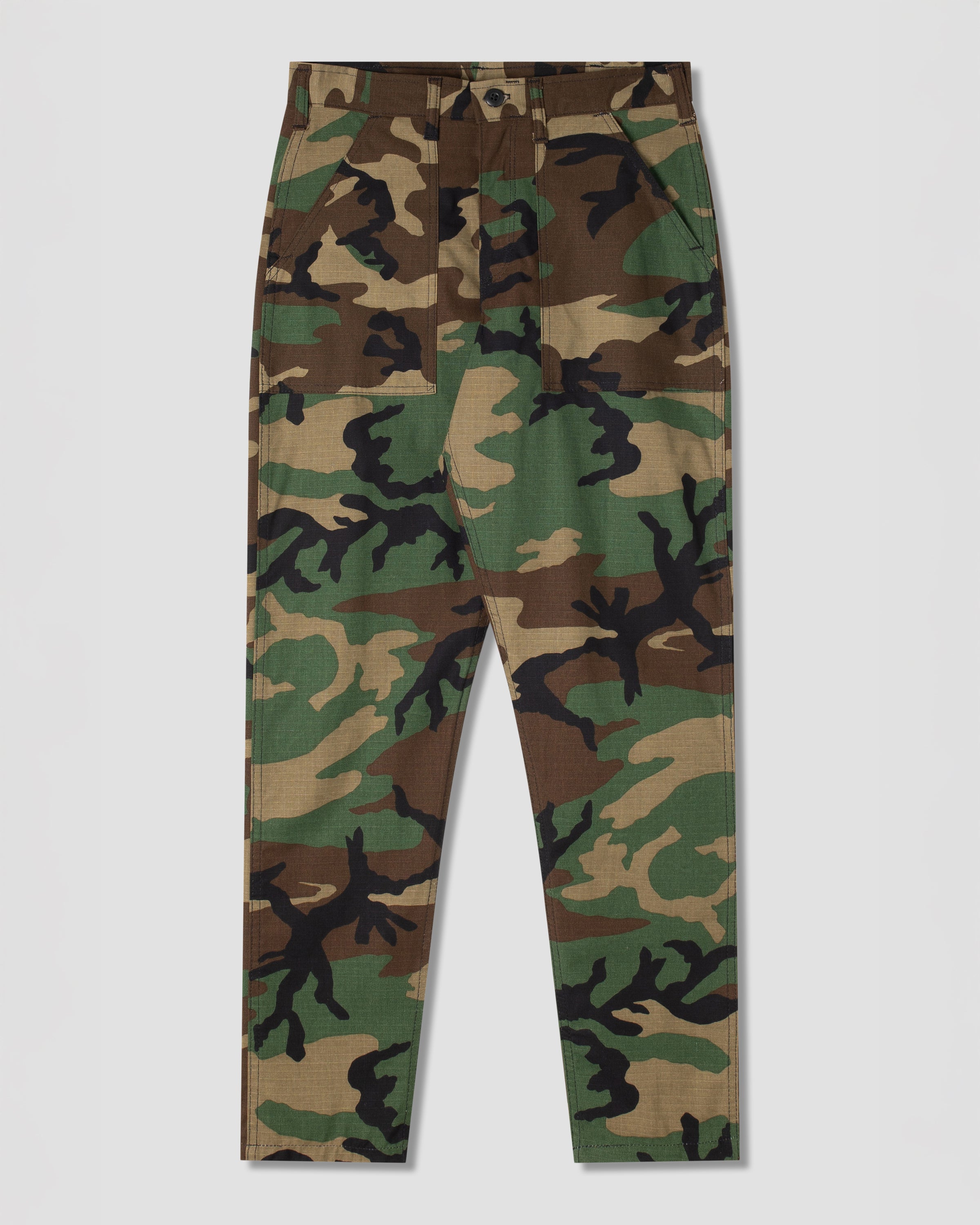 stan-ray-slim-fatigue-woodland-ripstop-hose-camo image 1