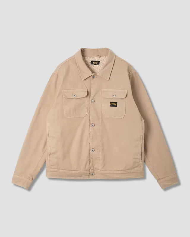 stan-ray-trucker-jacket-khaki-duck-baumwoll-jacke image 1