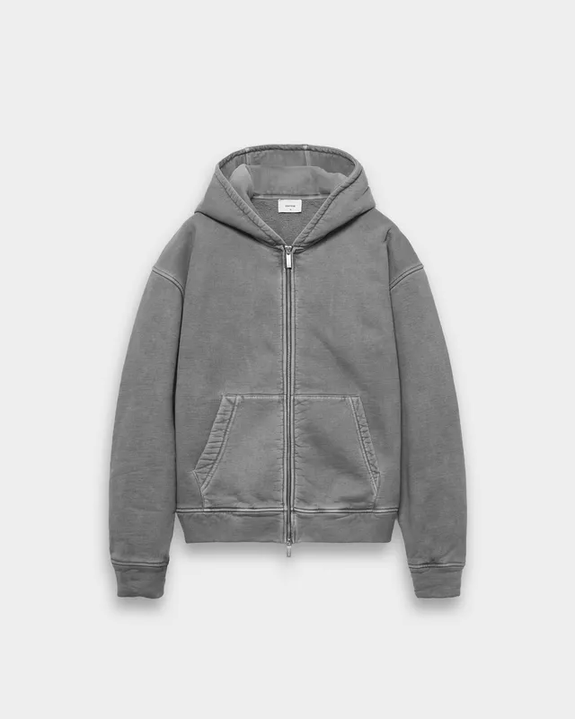 eightyfive-signature-heavy-zip-hoodie-stone-grey-oversized image 1