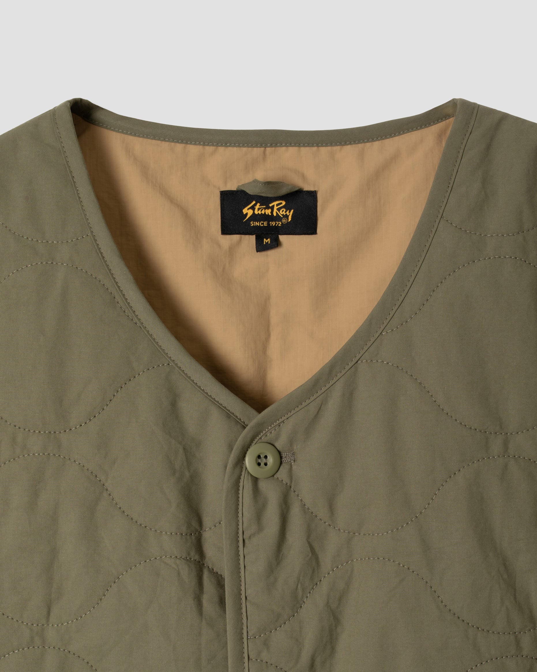 stan-ray-liner-vest-weste-olive-baumwolle image 4