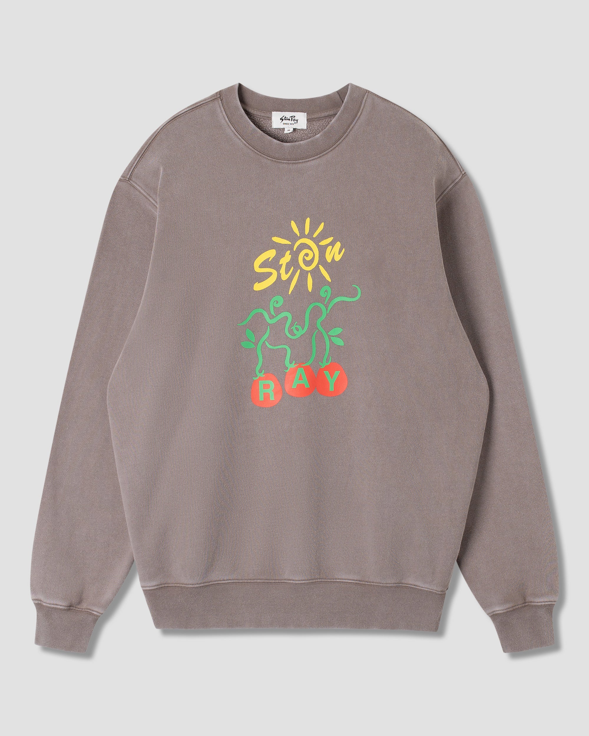 stan-ray-sweats-ray-vine-crew-sweatshirt-shale-baumwolle image 1