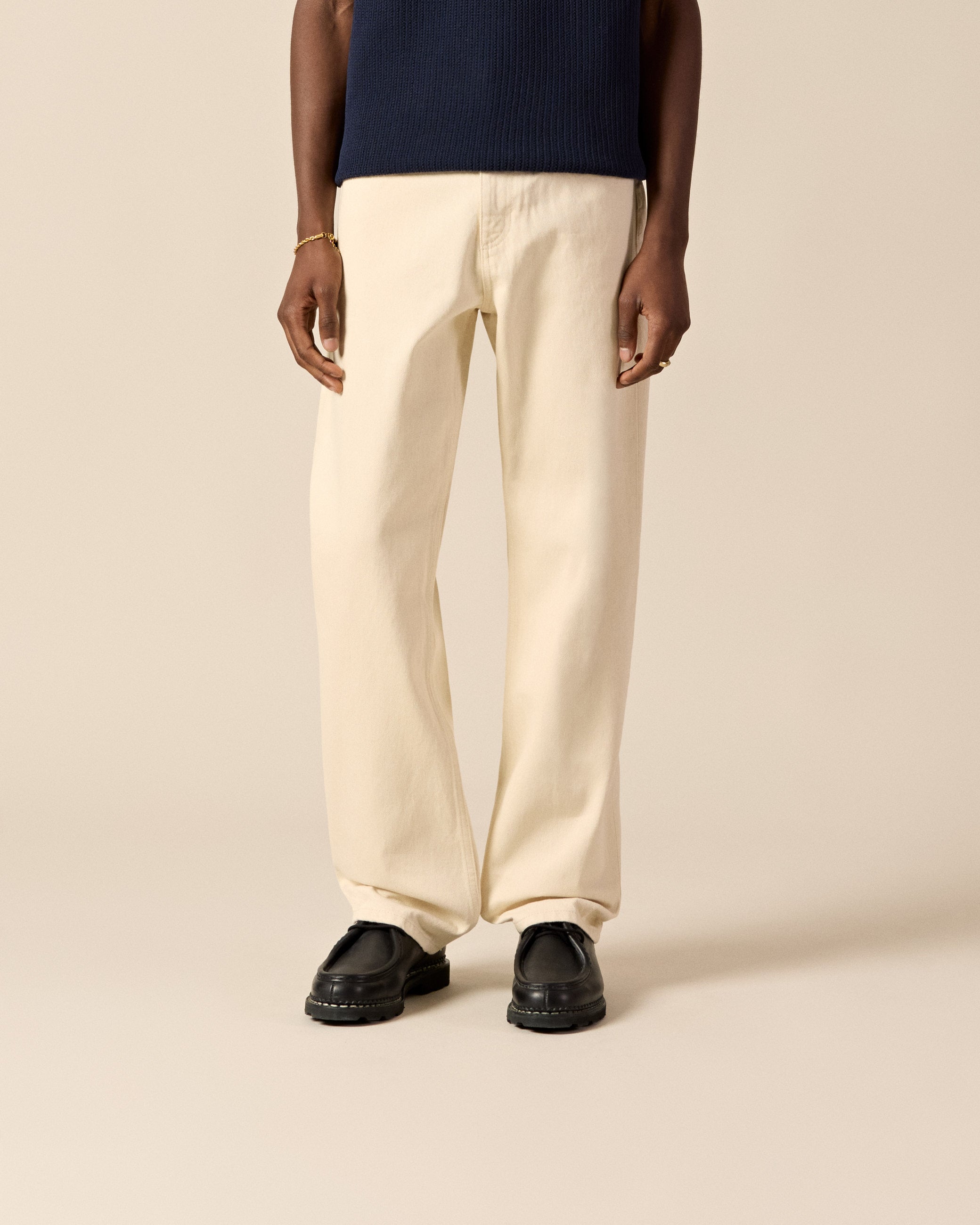 eightyfive-straight-denim-jeans-ecru-baumwolle image 3