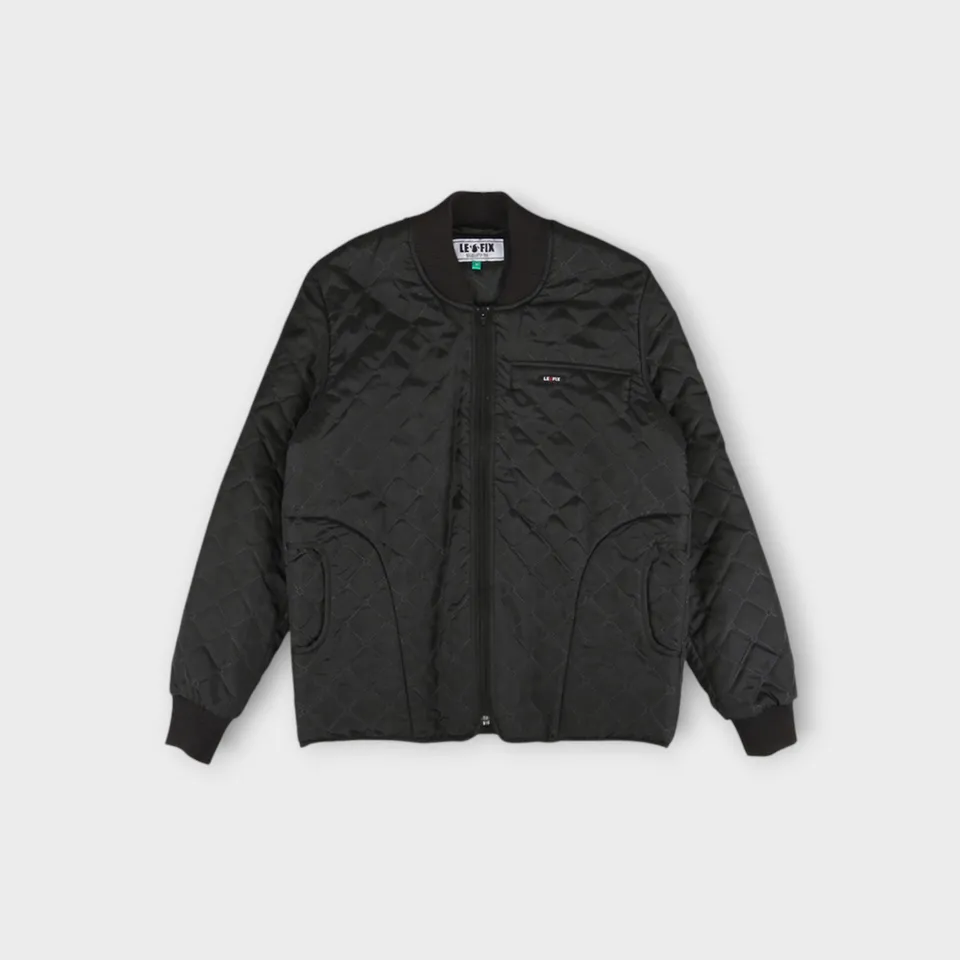 le-fix-termojakke-jacke-schwarz-steppjacke-winddicht image 1