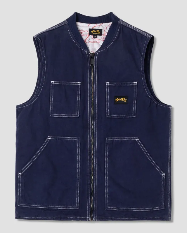 stan-ray-pork-chop-vest-washed-navy-weste-herren-wattiert image 1