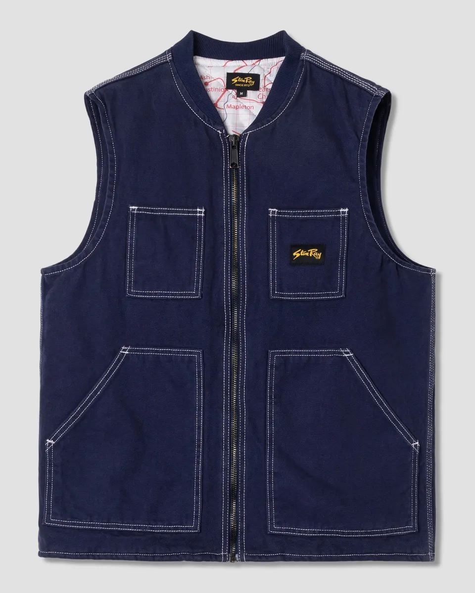 stan-ray-pork-chop-vest-washed-navy-weste-herren-wattiert image 1