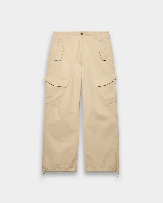 eightyfive-bottoms-wide-parachute-pants-v2-cargohose-beige-wide-fit image 1