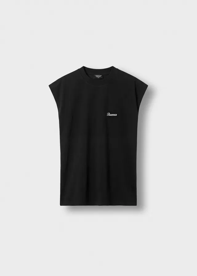 burocs-muscle-shirt-tank-top-black-oversize-240gsm-baumwolle image 1