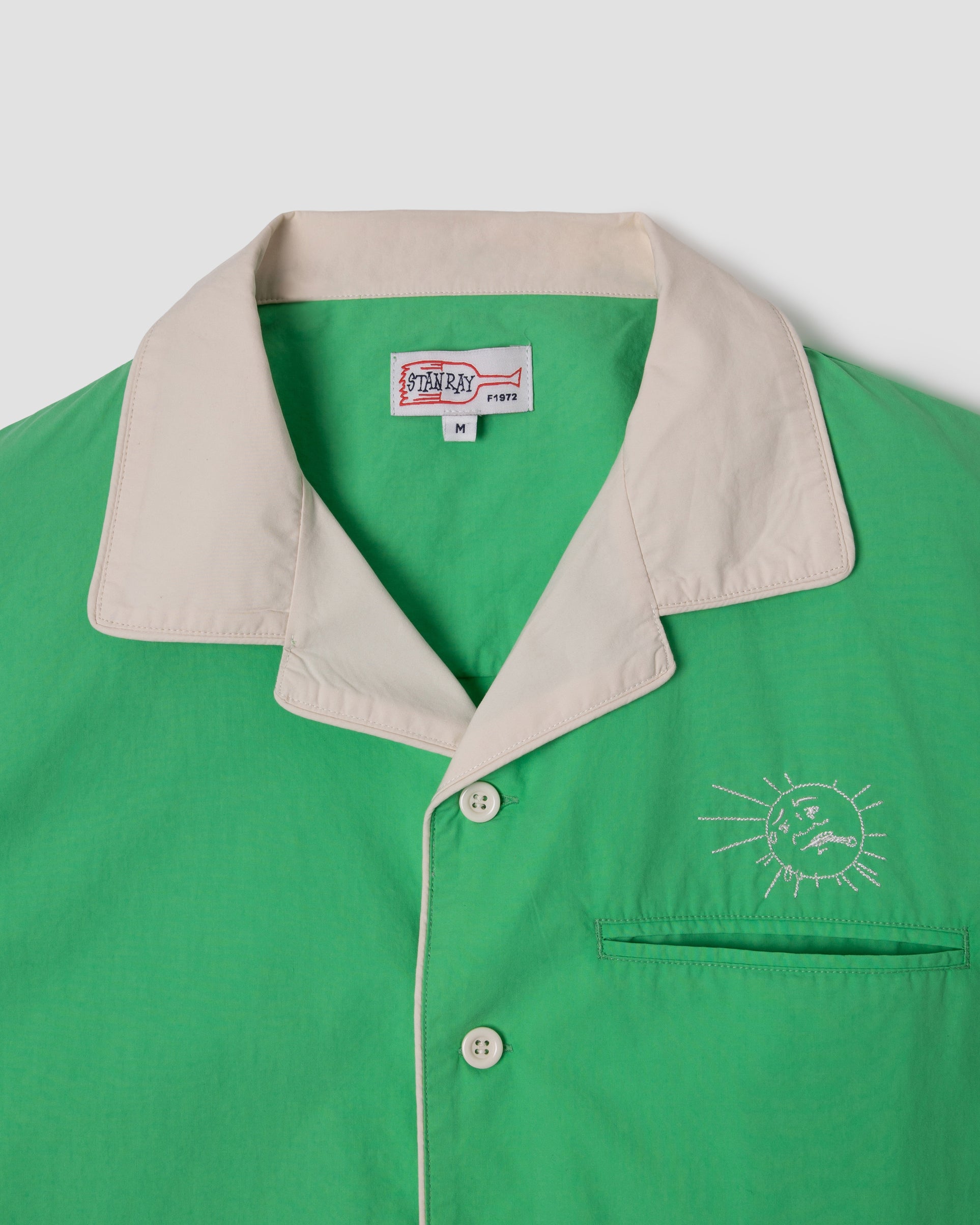 stan-ray-bowling-shirt-kurzarmhemd-island-green-baumwolle image 4