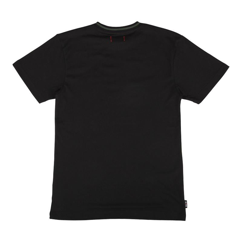 le-fix-rib-stripe-t-shirt-schwarz-baumwolle image 2
