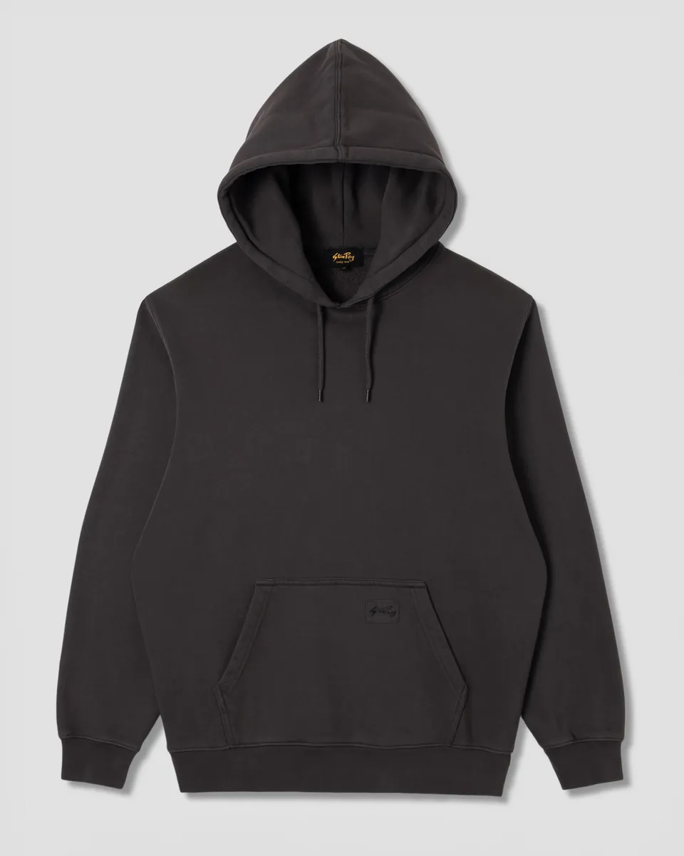 stan-ray-patch-hood-hoodie-raven-black-baumwolle image 1