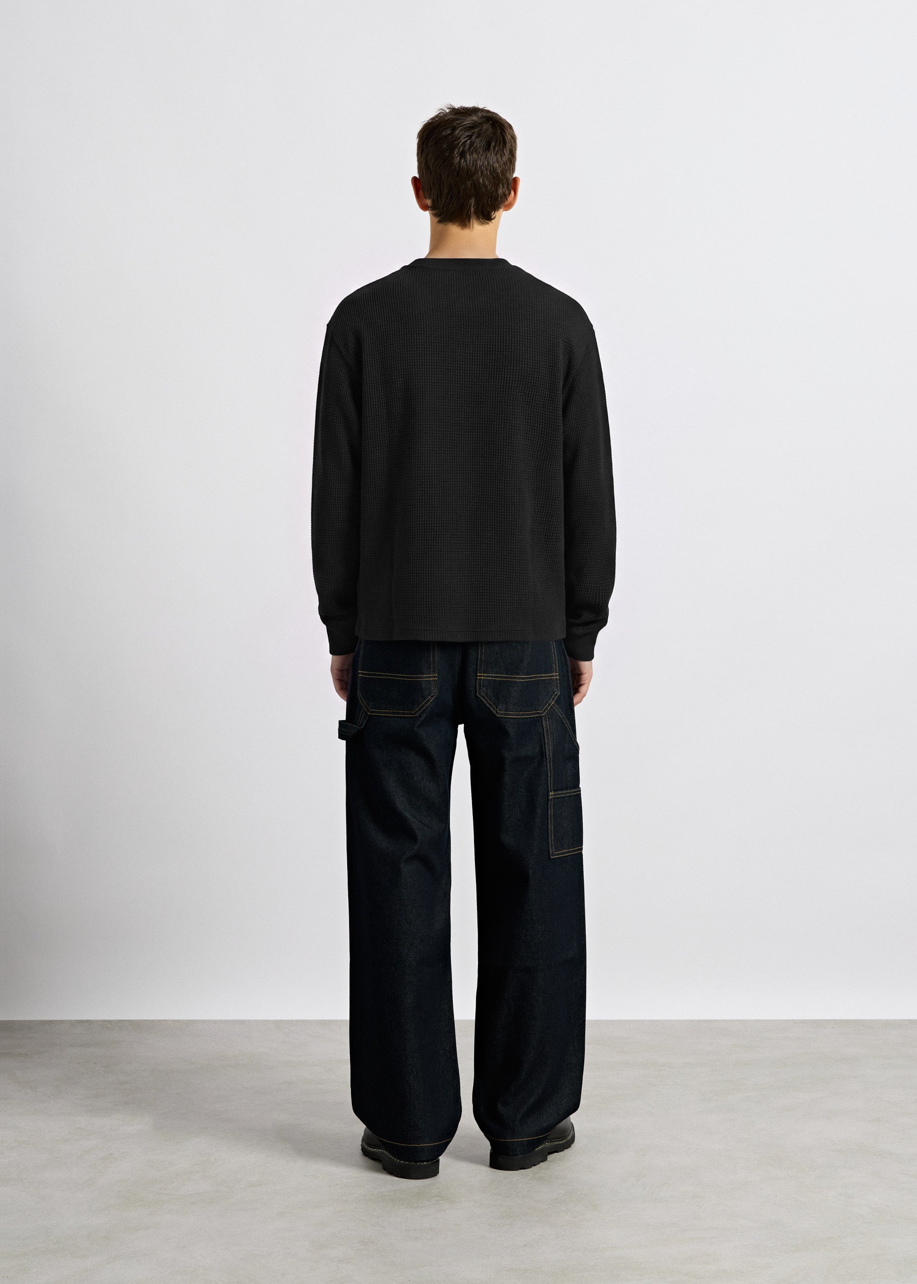 burocs-waffle-longsleeve-black-relaxed-fit-m image 5