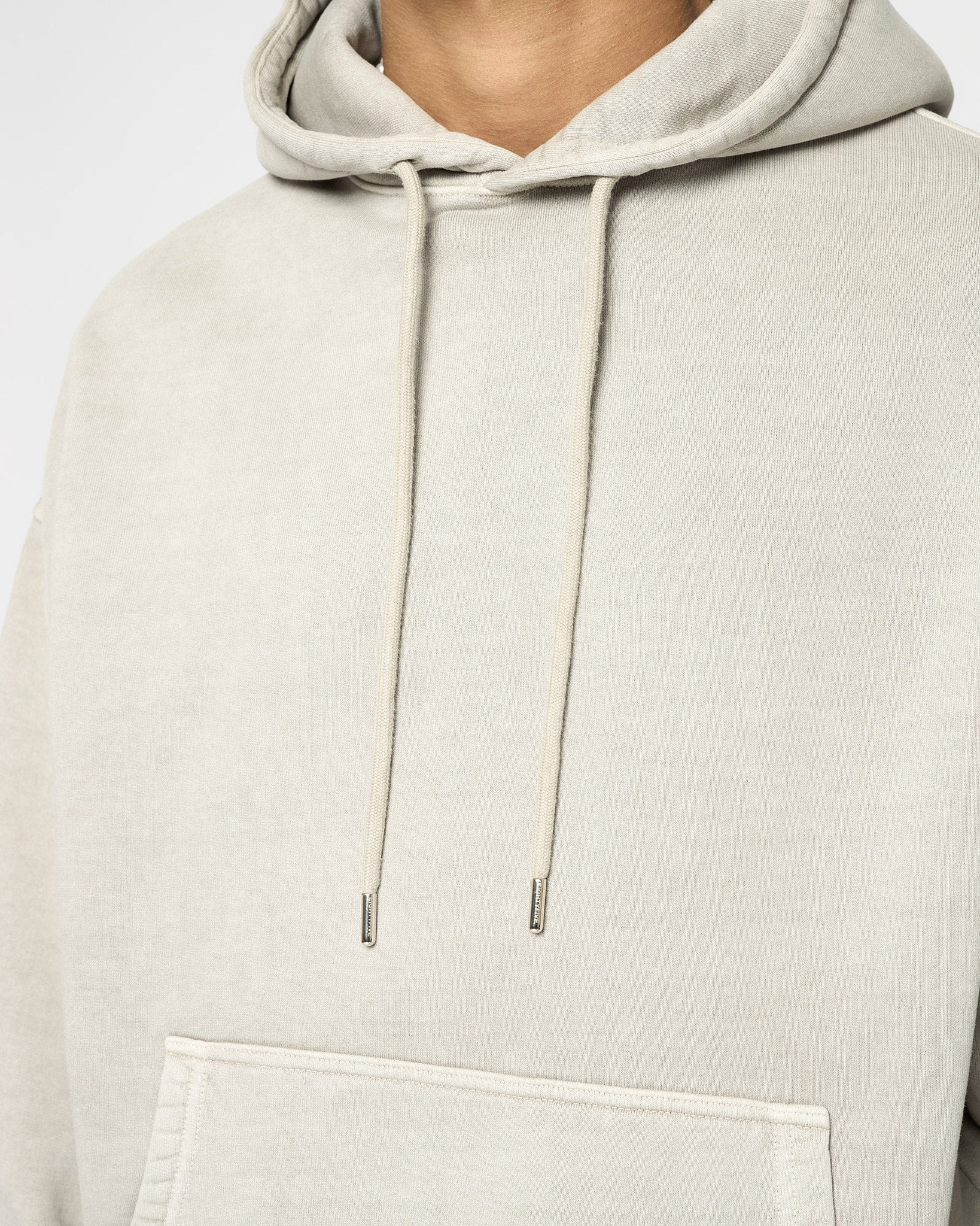 eightyfive-embroidered-handwritten-hoodie-vintage-grey-m image 8