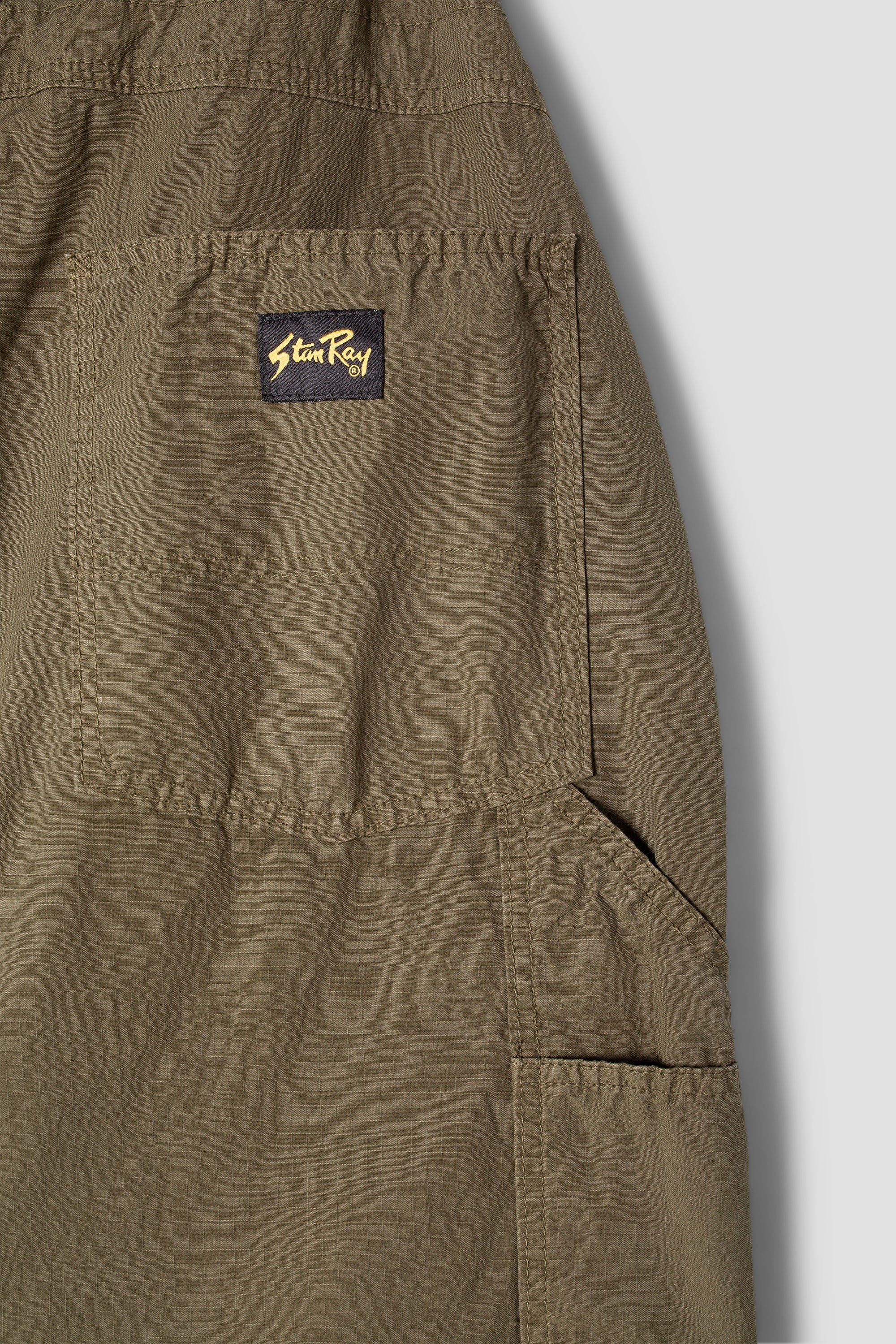 stan-ray-earls-bib-latzhose-olive-ripstop-baumwolle image 6