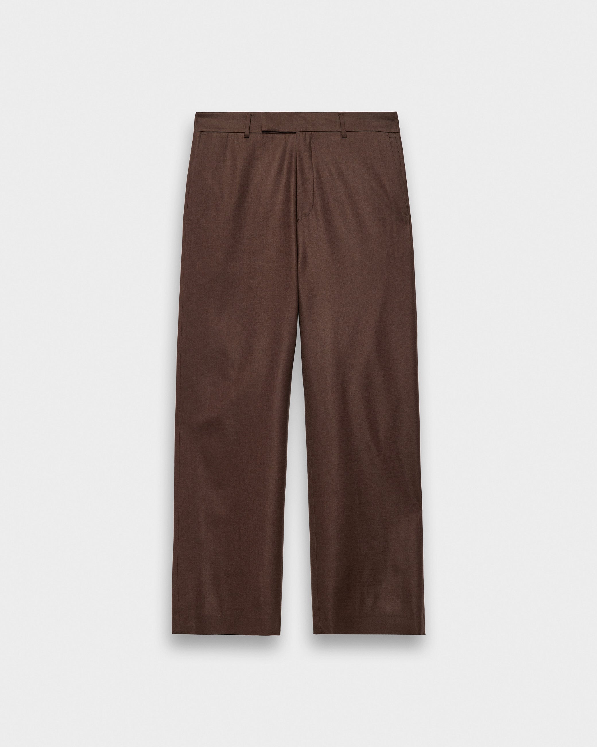 eightyfive-wool-tailored-pants-brown-90-wolle image 1