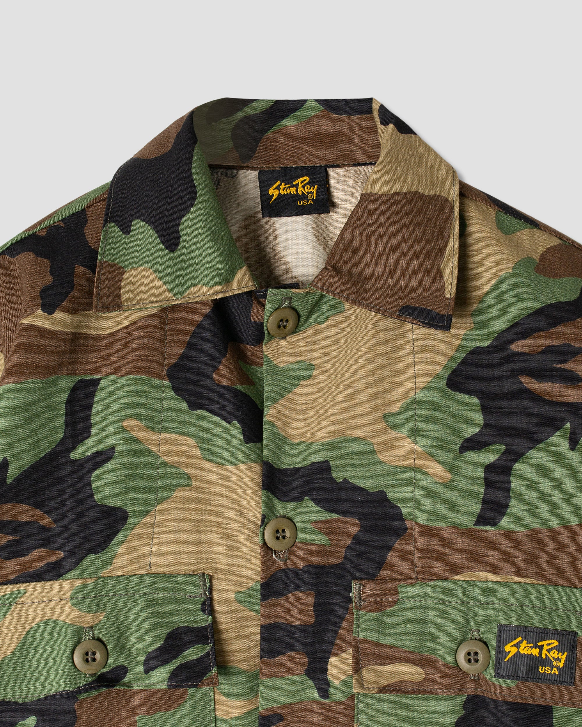 stan-ray-4-pocket-jacket-woodland-camo-baumwolle image 3