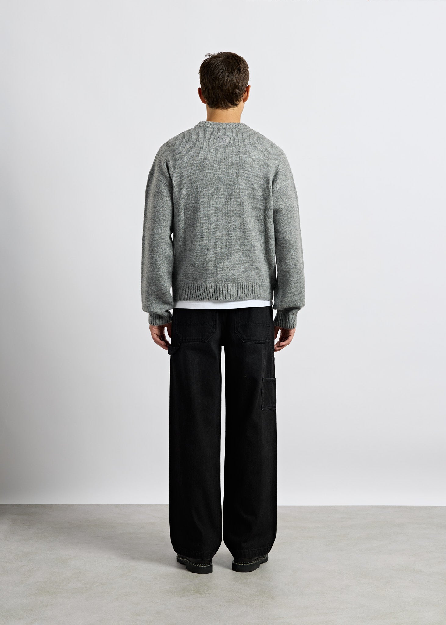 burocs-knitwear-knit-crewneck-sweater-pullover-grey image 5