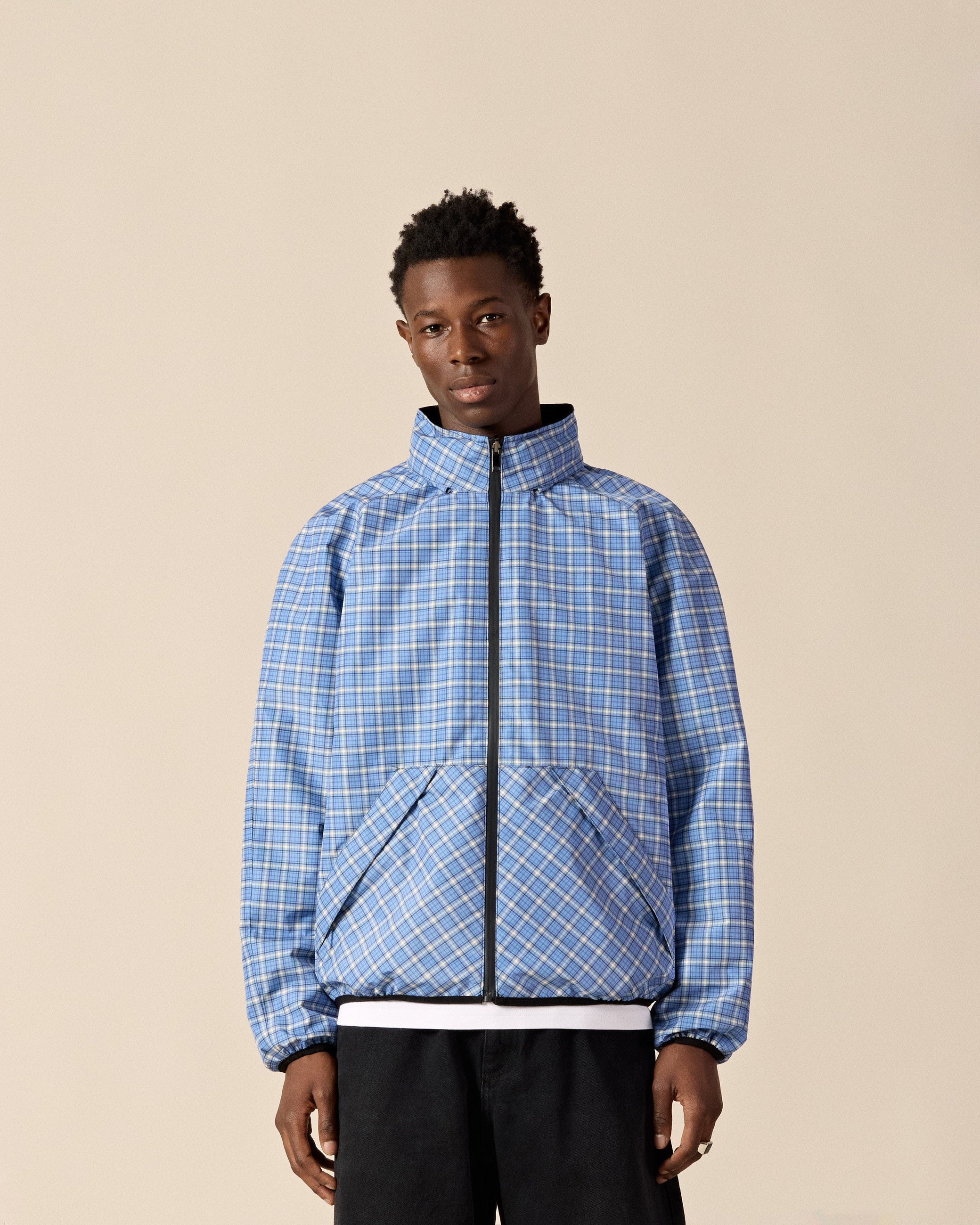 eightyfive-waterproof-jacket-herren-blau-schwarz-nylon image 3
