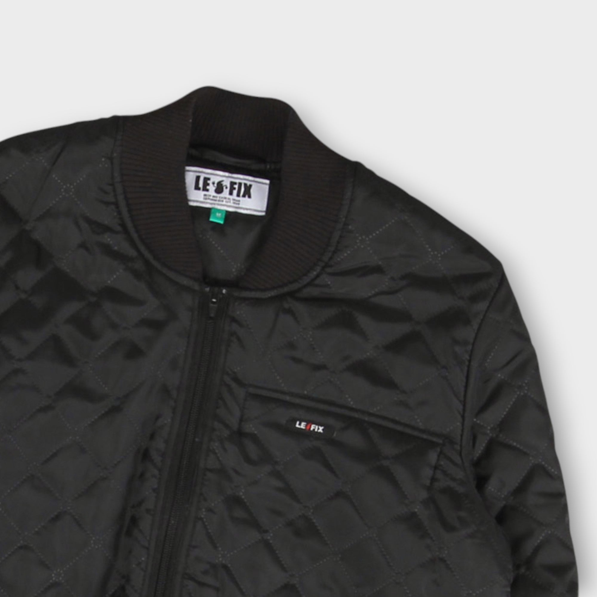 le-fix-termojakke-jacke-schwarz-steppjacke-winddicht image 3