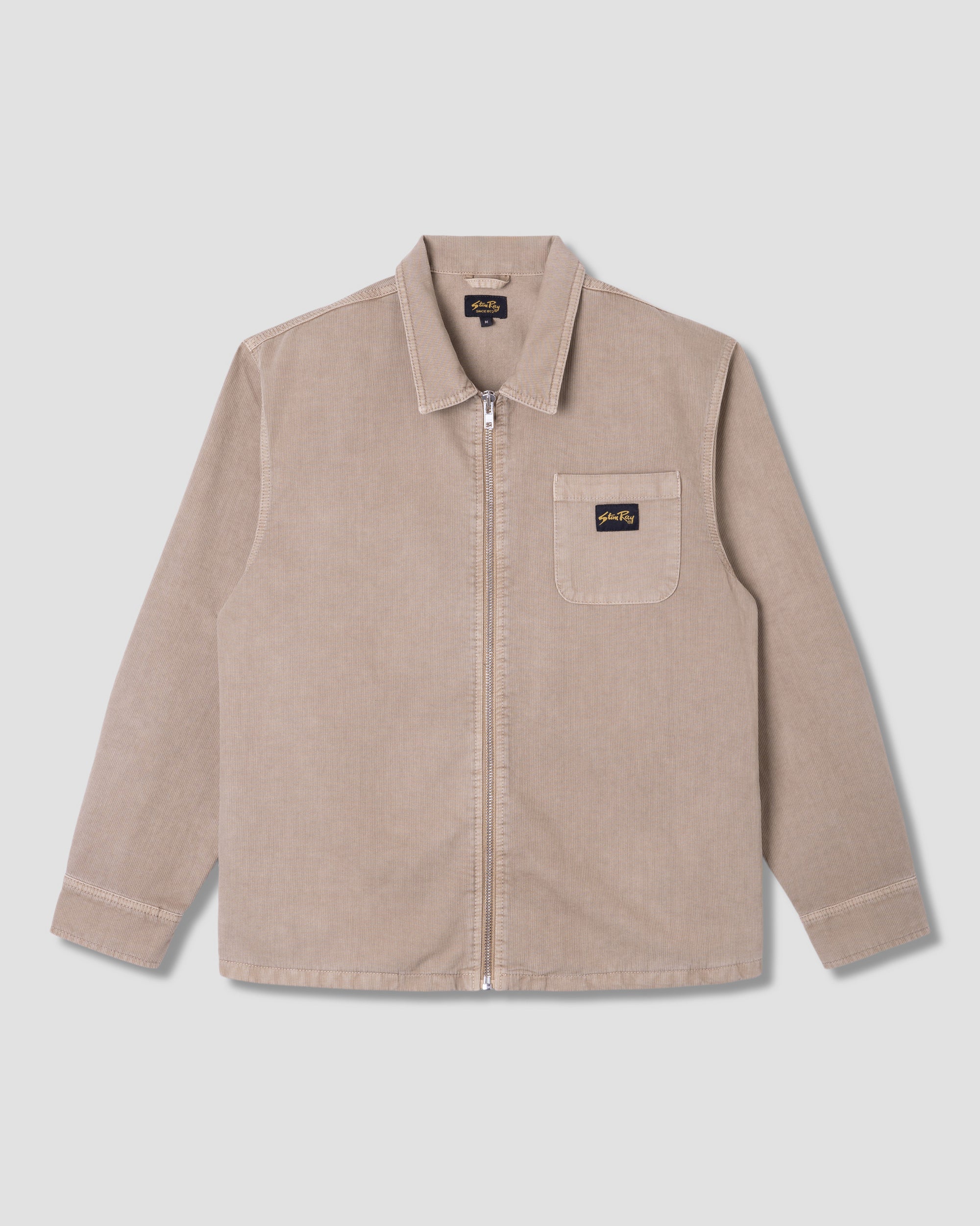 stan-ray-zip-shirt-hemd-eucalyptus-bedford-cord image 1