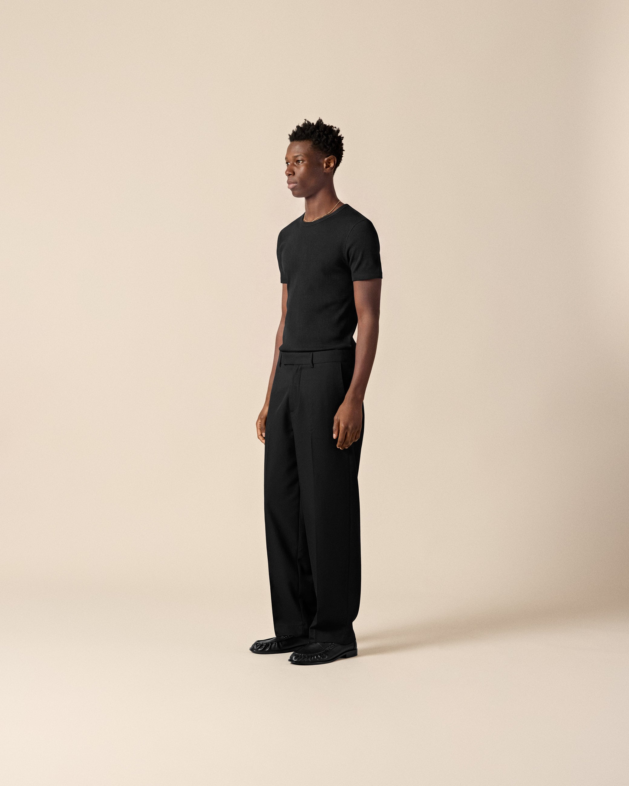 eightyfive-signature-t-shirt-herren-slim-fit-schwarz-baumwolle image 4