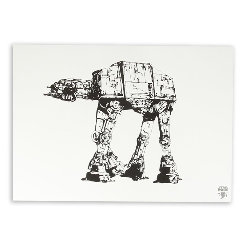 le-fix-star-wars-at-at-poster-50x70-weiss image 1
