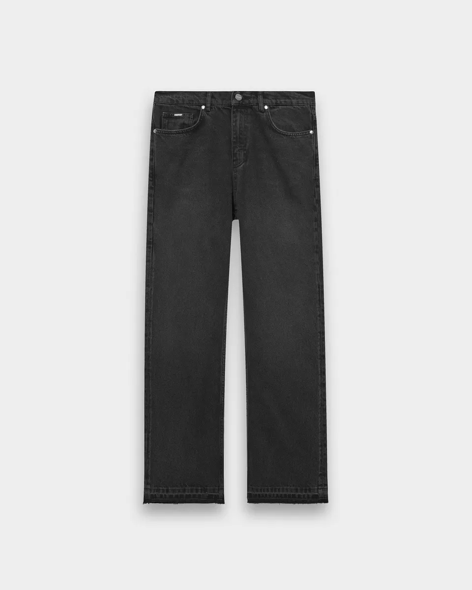 eightyfive-bottoms-85s-366-01-jeans-black-washed-straight-fit image 1