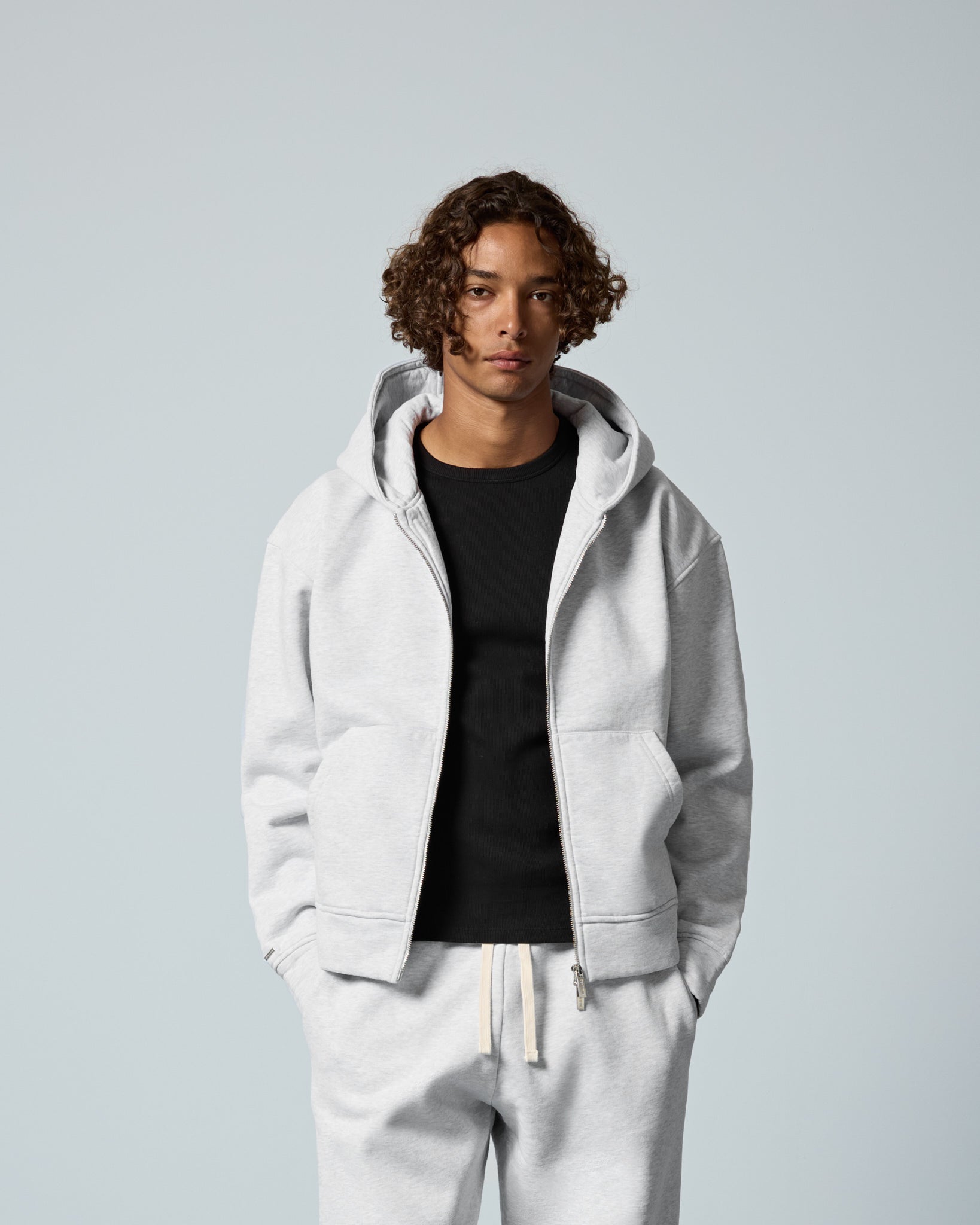 eightyfive-signature-heavy-zip-hoodie-ash-grey image 3