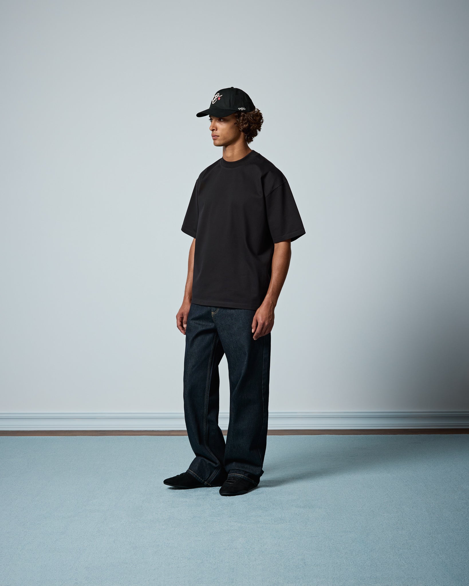 eightyfive-signature-oversized-t-shirt-herren-black-320gsm image 5