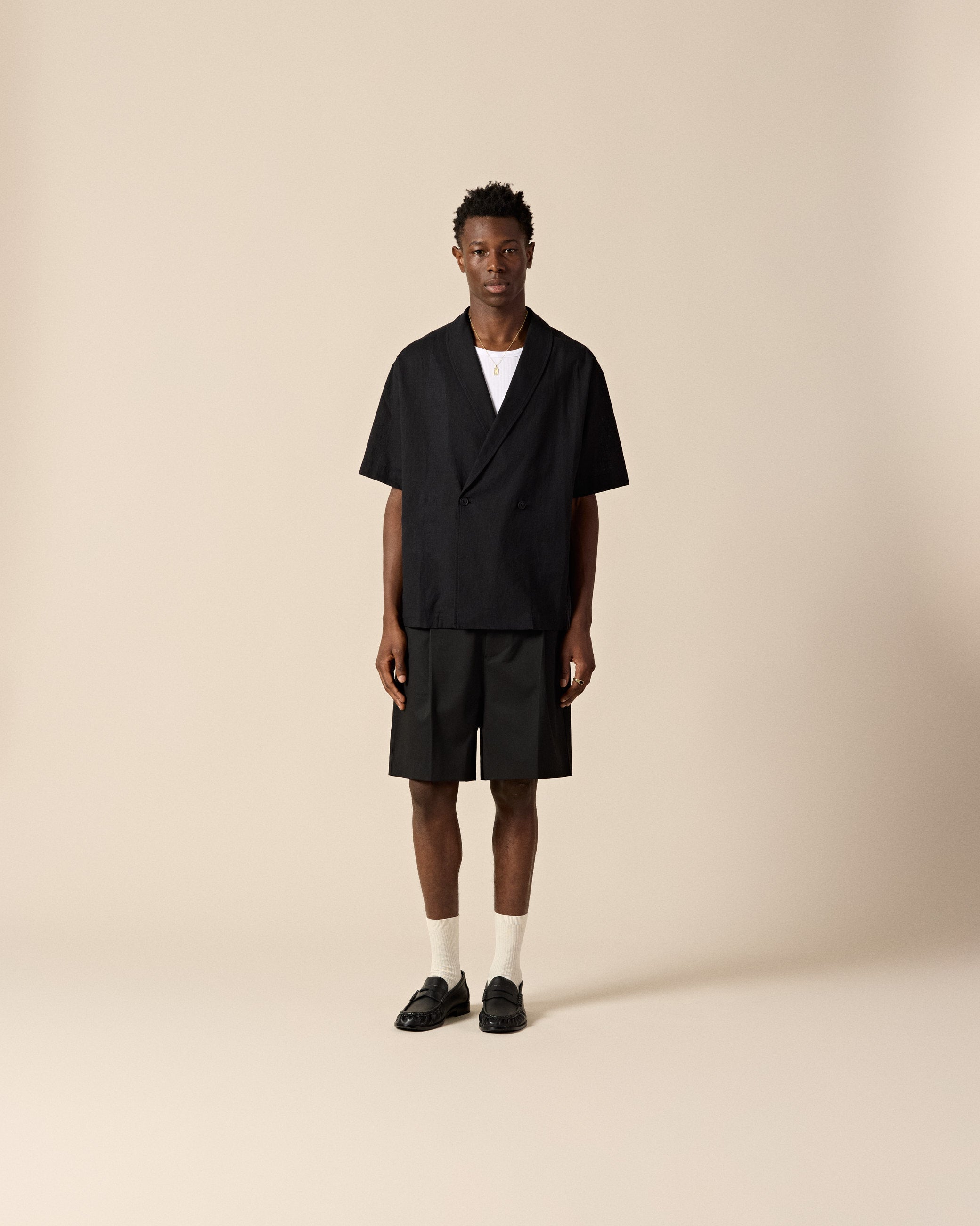 eightyfive-double-breasted-hemd-schwarz-relaxed-leinen image 4