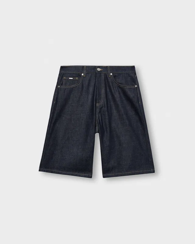 eightyfive-bottoms-distressed-baggy-jorts-shorts-raw-denim image 1