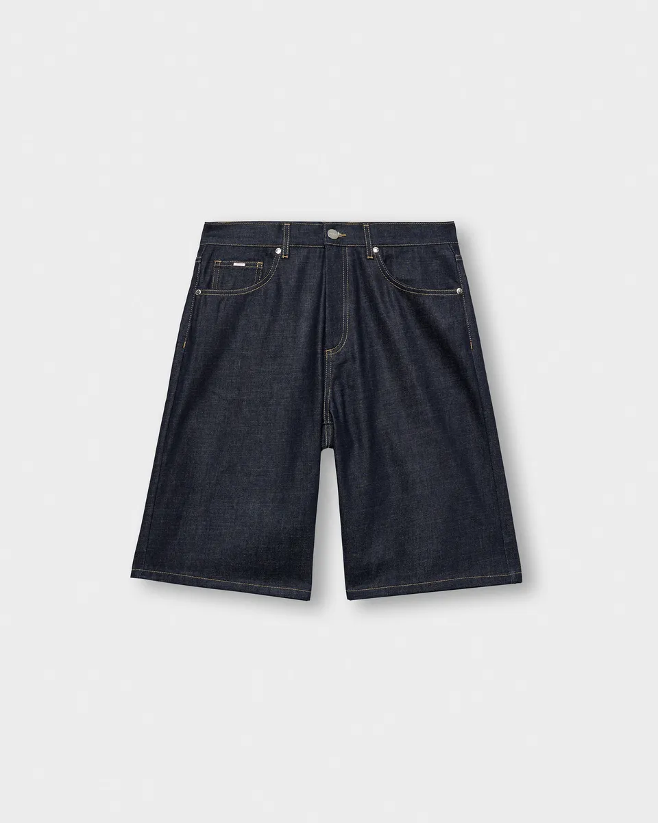 eightyfive-bottoms-distressed-baggy-jorts-shorts-raw-denim image 1