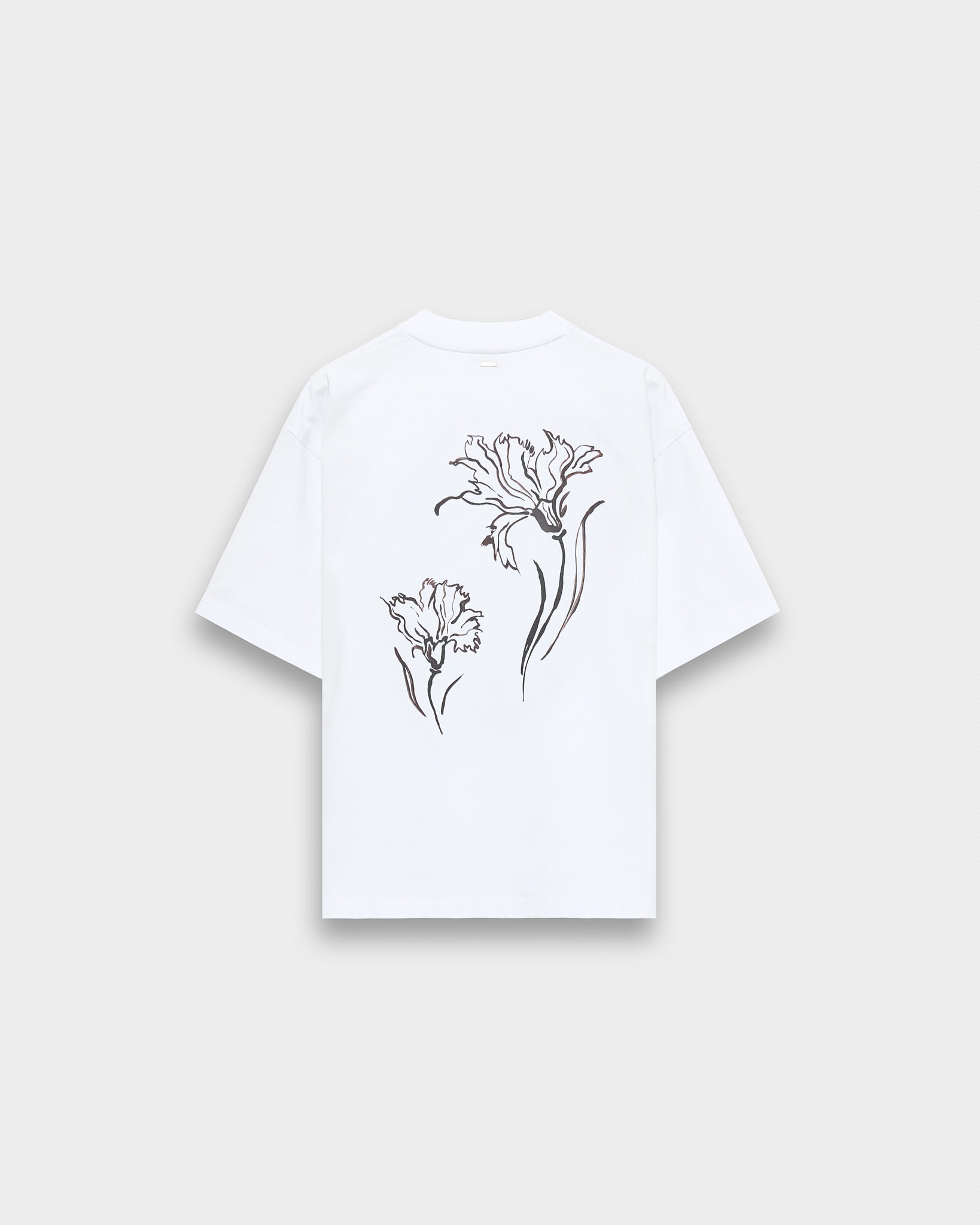 eightyfive-heavy-printed-t-shirt-white-320gsm image 1
