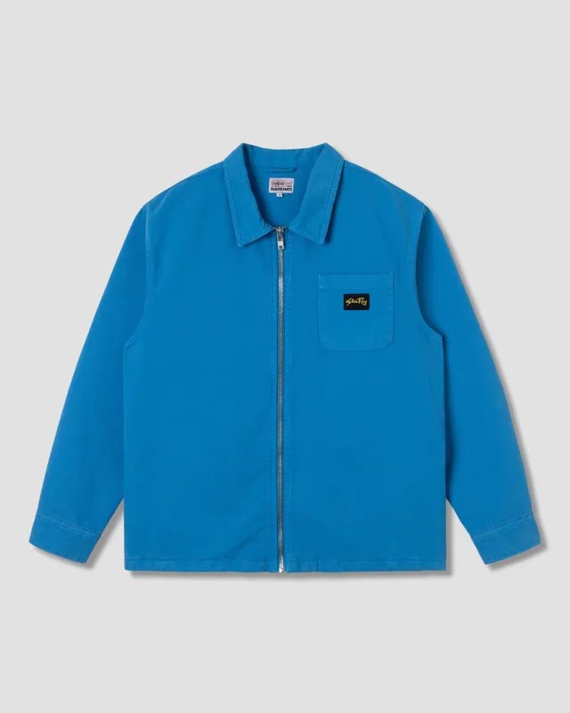 stan-ray-zip-shirt-overshirt-imperial-blue-bedford-cord image 1