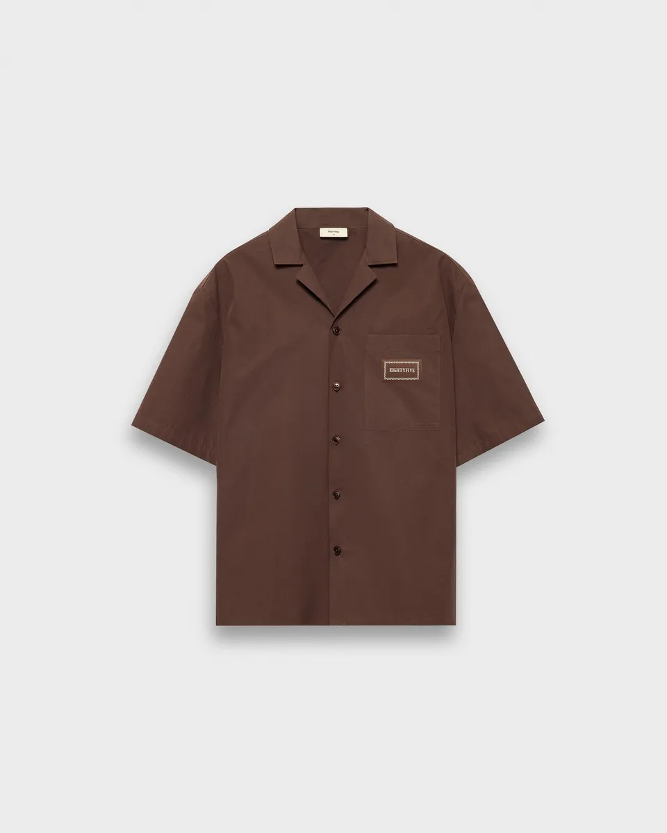 eightyfive-tops-resort-shirt-freizeithemd-brown image 1
