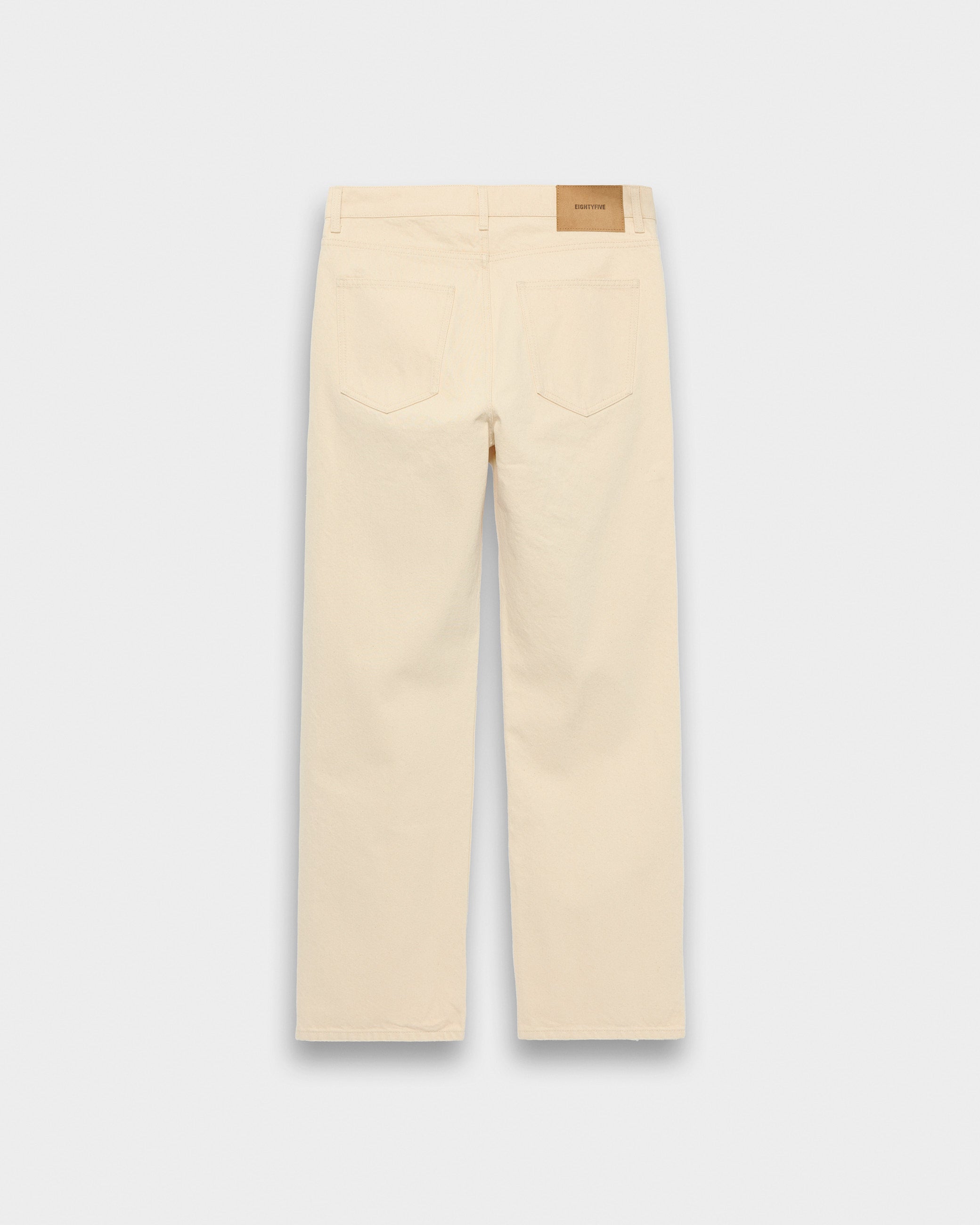 eightyfive-straight-denim-jeans-ecru-baumwolle image 2