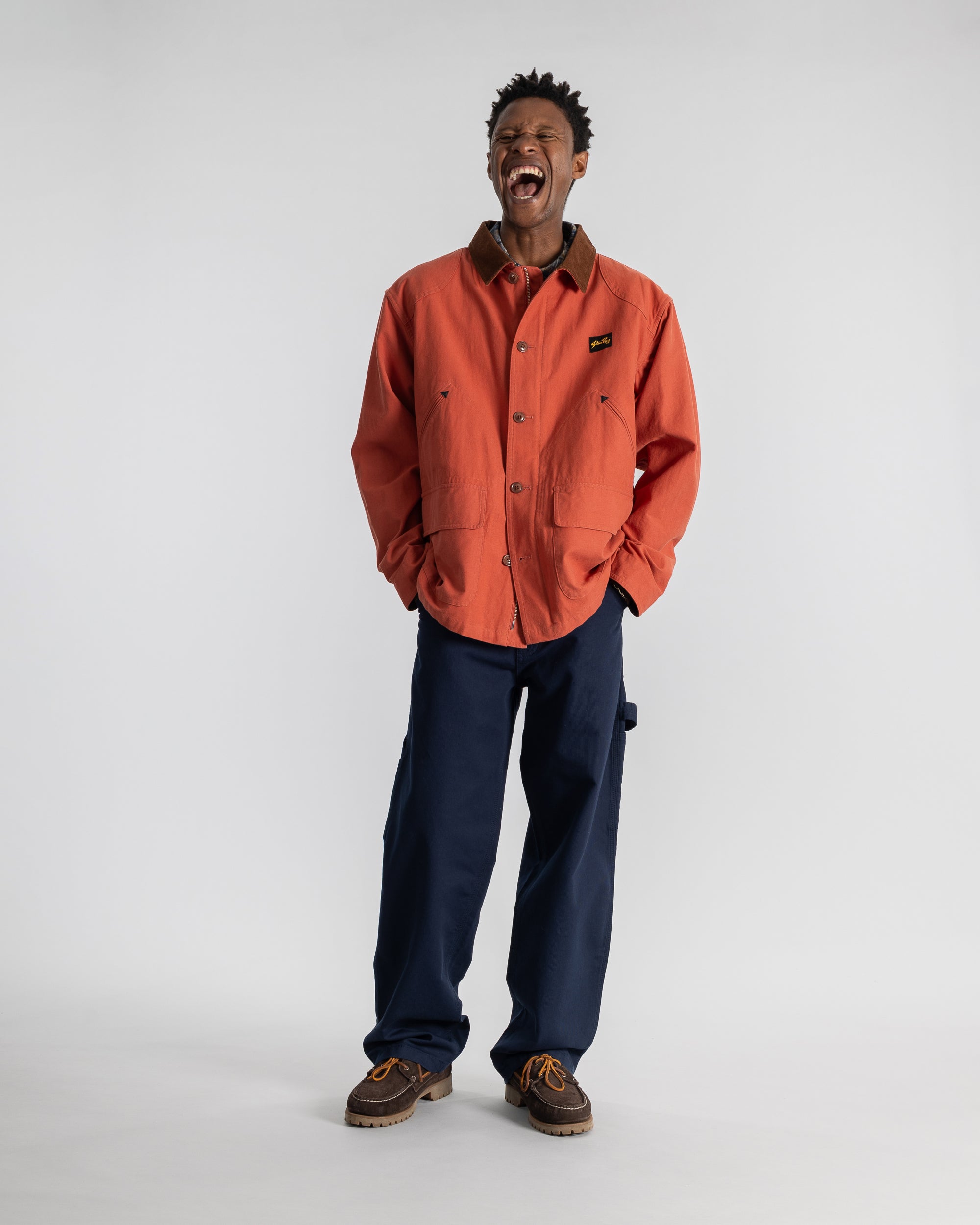 stan-ray-hunters-jacke-washed-red-cordkragen-fleece image 2