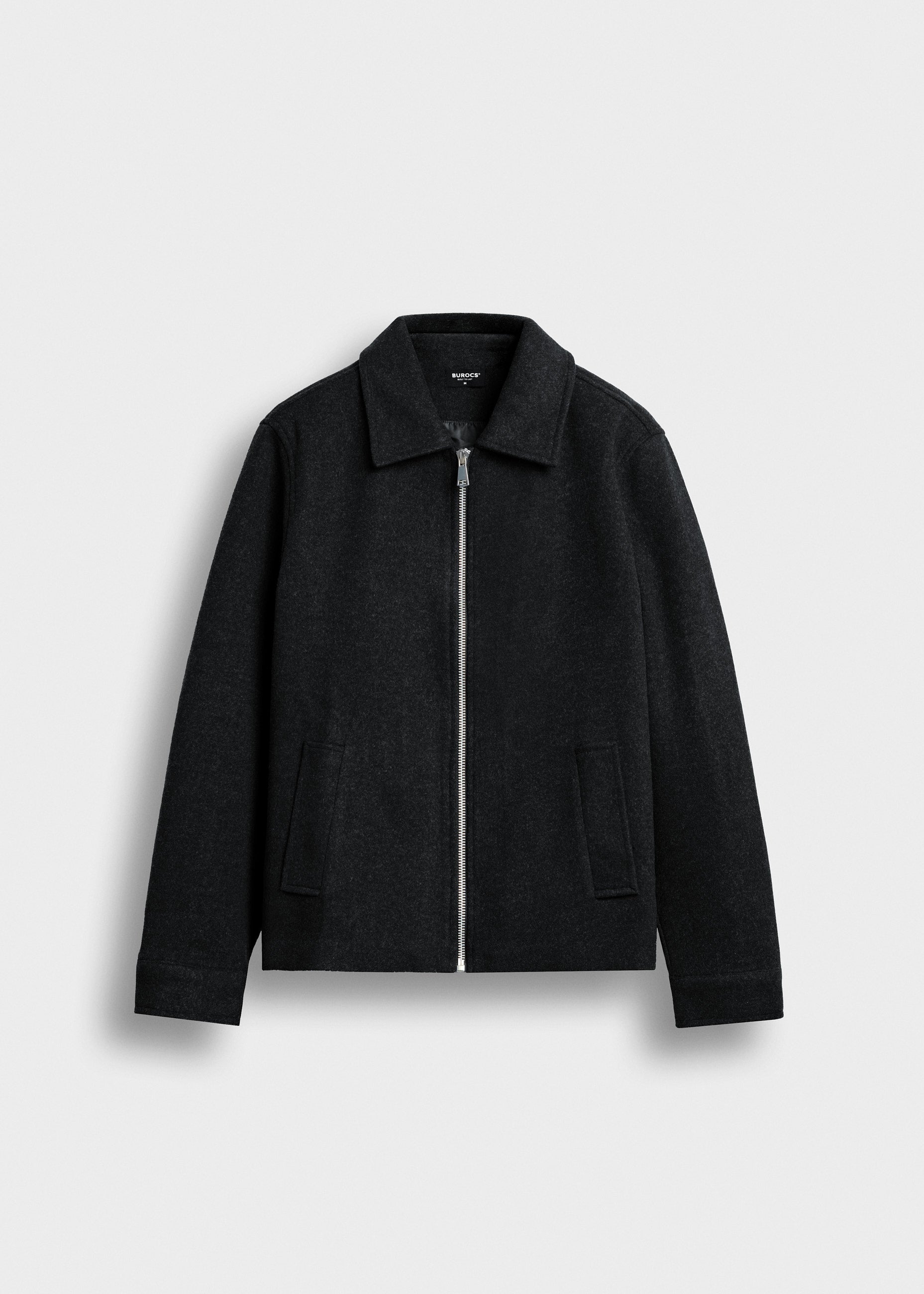 burocs-zipped-jacket-jacke-schwarz-wolloptik-gr-m image 1